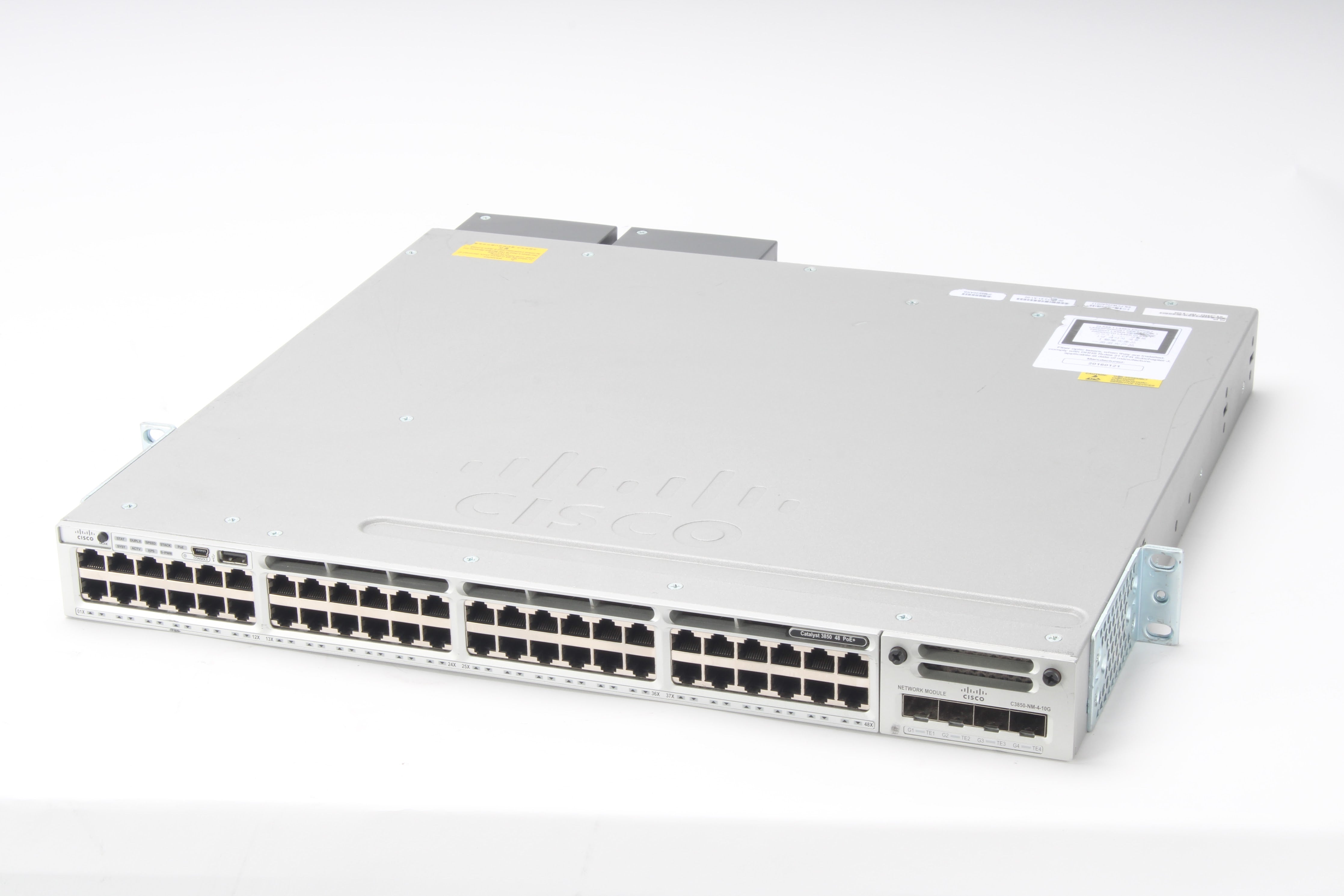 Cisco WS C3850 48P S Catalyst 3850 48 Port PoE Switch With 2x Power S cisco-ws-c3850-48p-s-catalyst-3850-48-port-poe-switch-with-2x-power-s