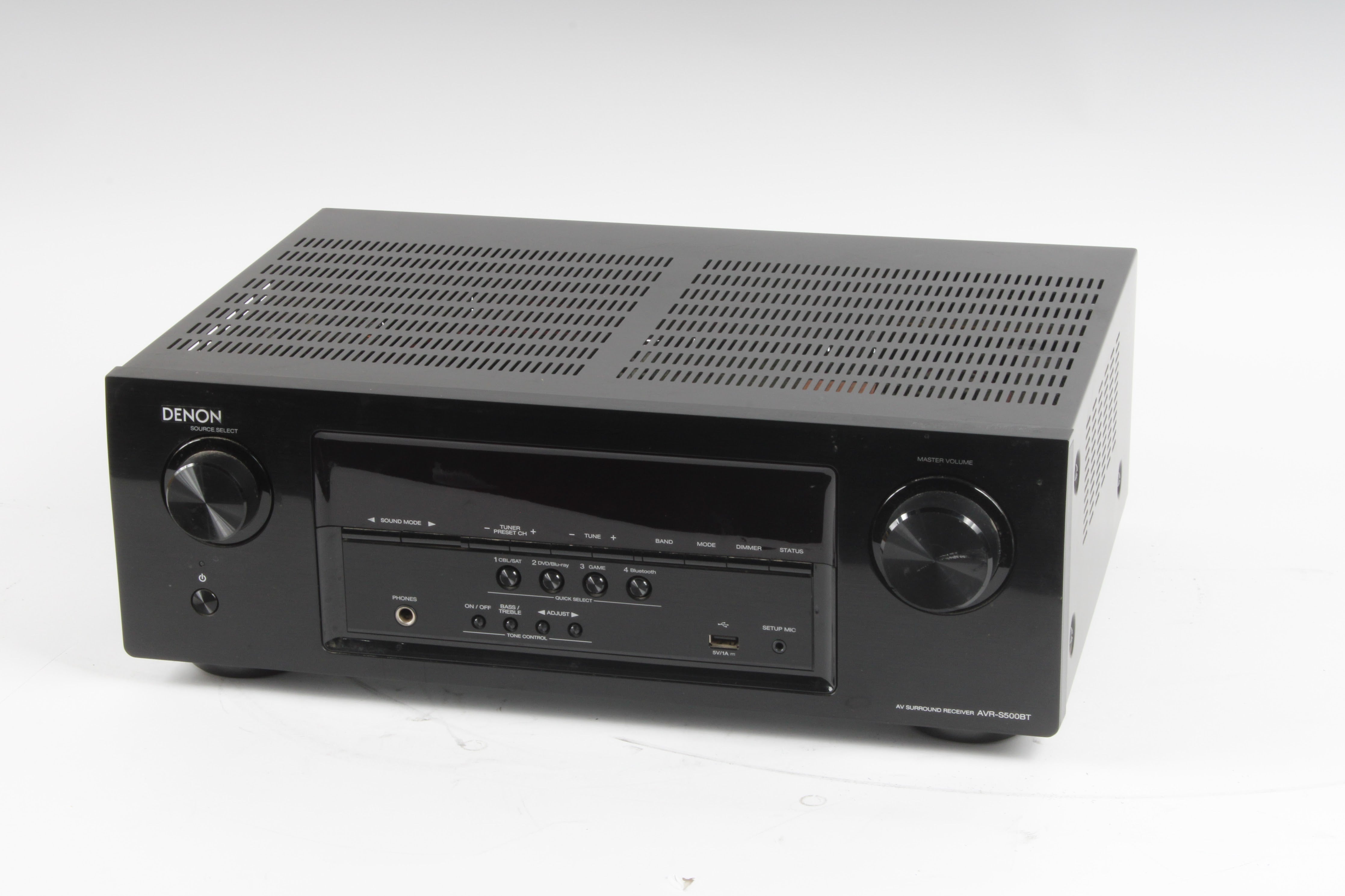 AIDITIYMI RC-1196 Replacement Remote For Denon AVR Receivers - Compatible With S500BT/X510BT/X520BT