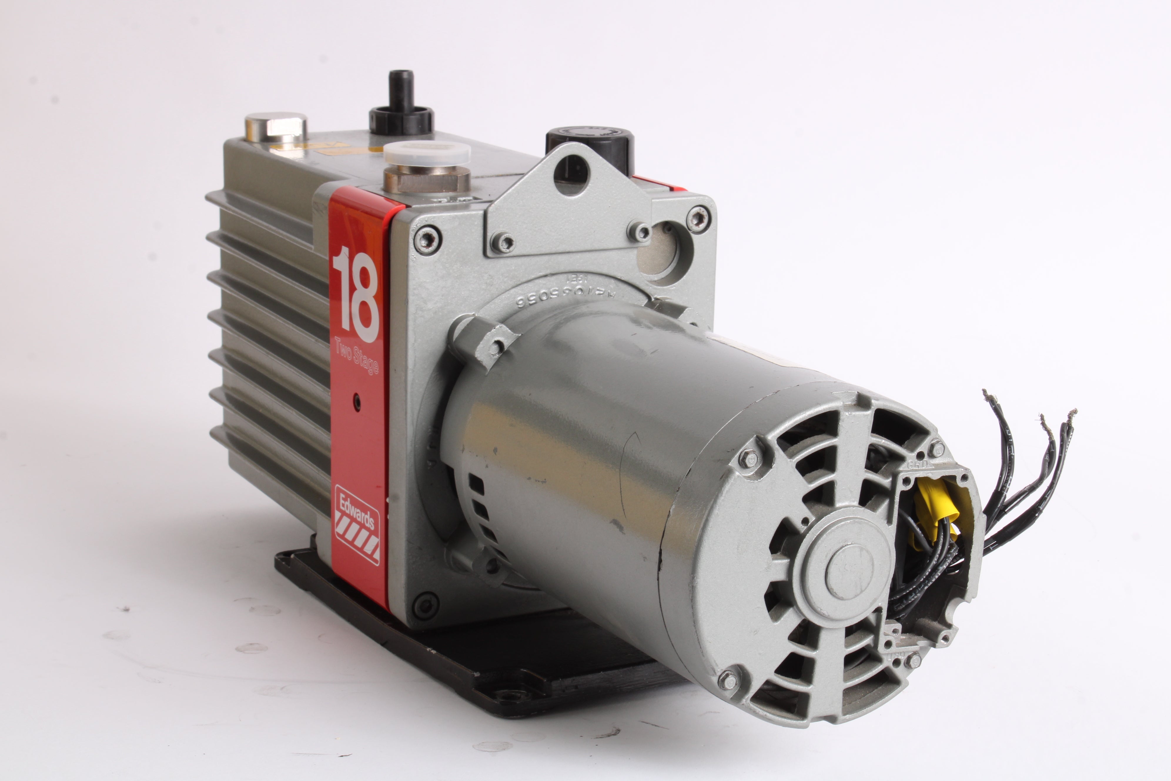 Edwards E2M18 Rotary Vane Dual Stage High Vacuum Pump W/ Leeson A4T17D