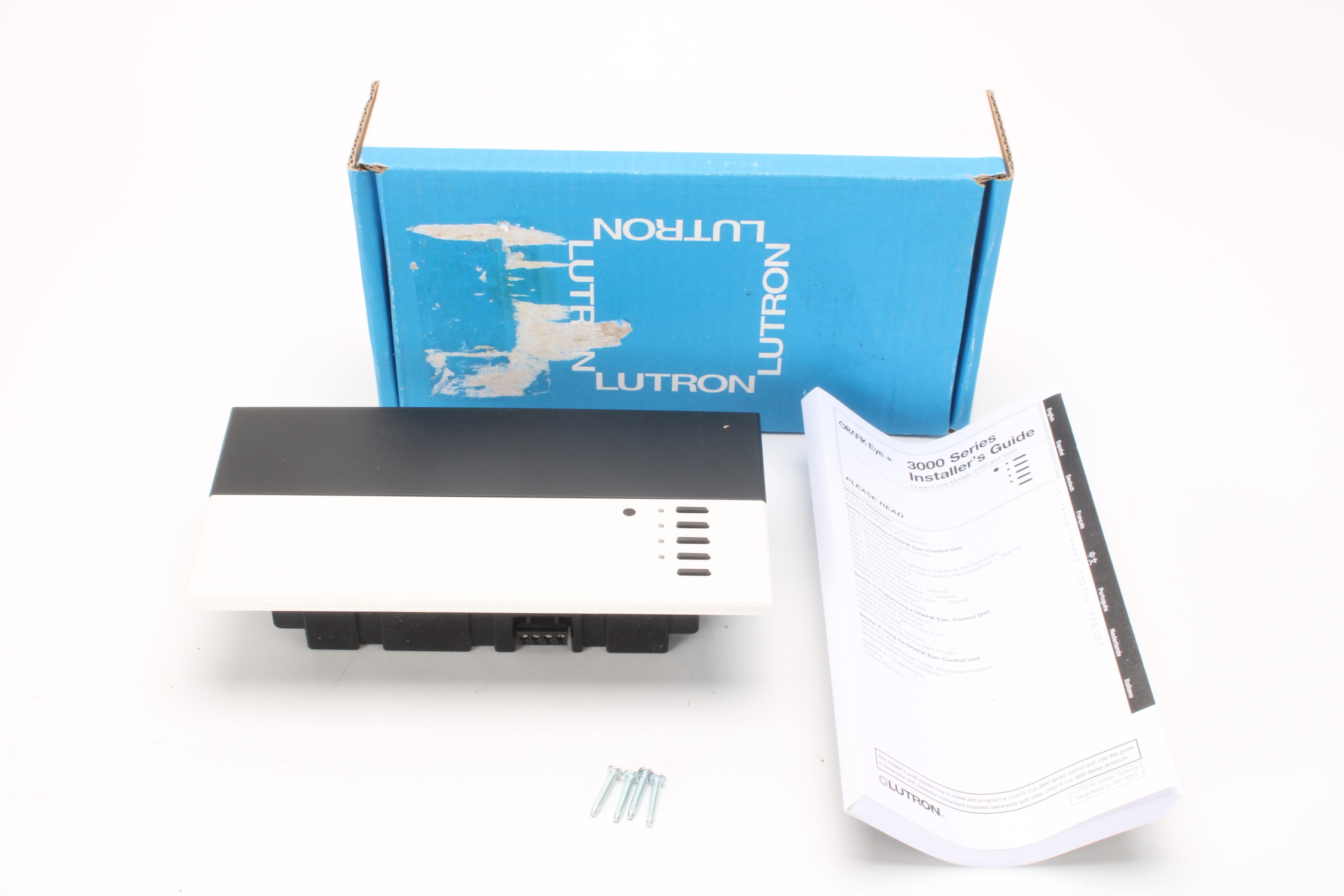 Unité De Contrôle Lutron Grafik Eye 3000 – Modèle GRX-3101-T-AU-WH, Neuf (boîte Abîmée) | Système éclairage Intelligent