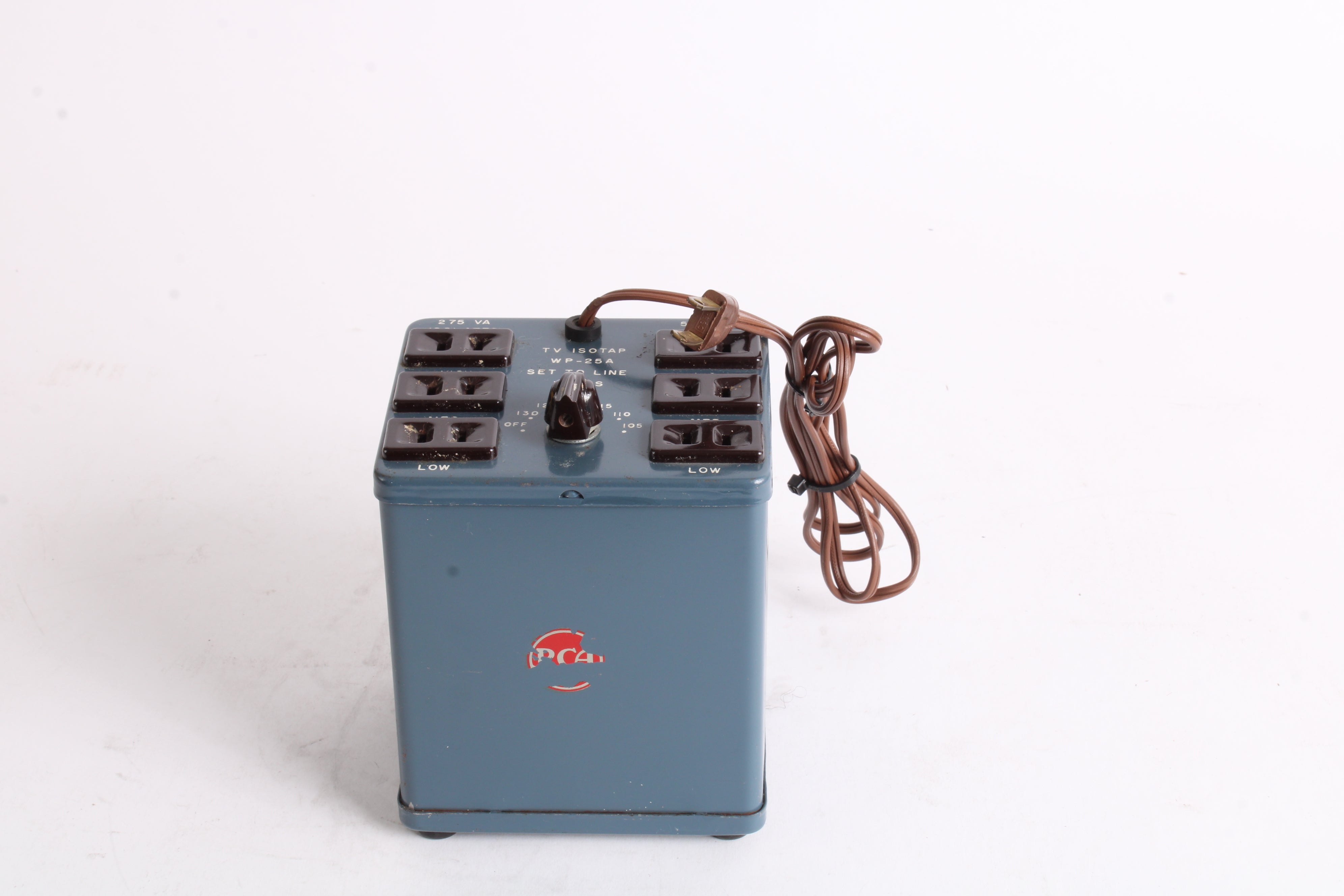 RCA Type WP 25A TV Isotap Variable Isolation Transformer NTC Tech Rca type wp 25a tv isotap variable isolation transformer ntc tech
