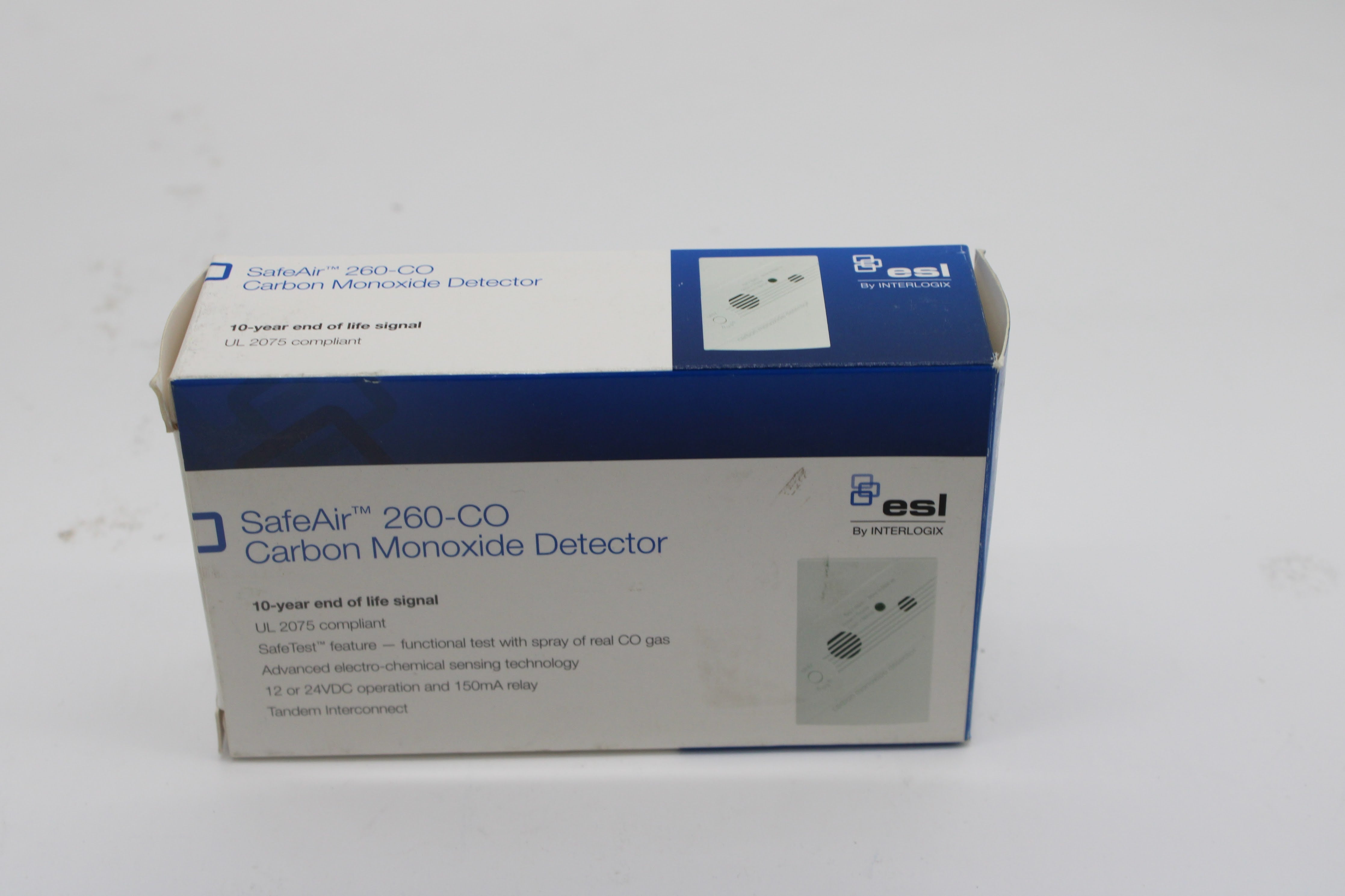 Interlogix/ESL SafeAir Carbon Monoxide Detector 260CO 782136723205