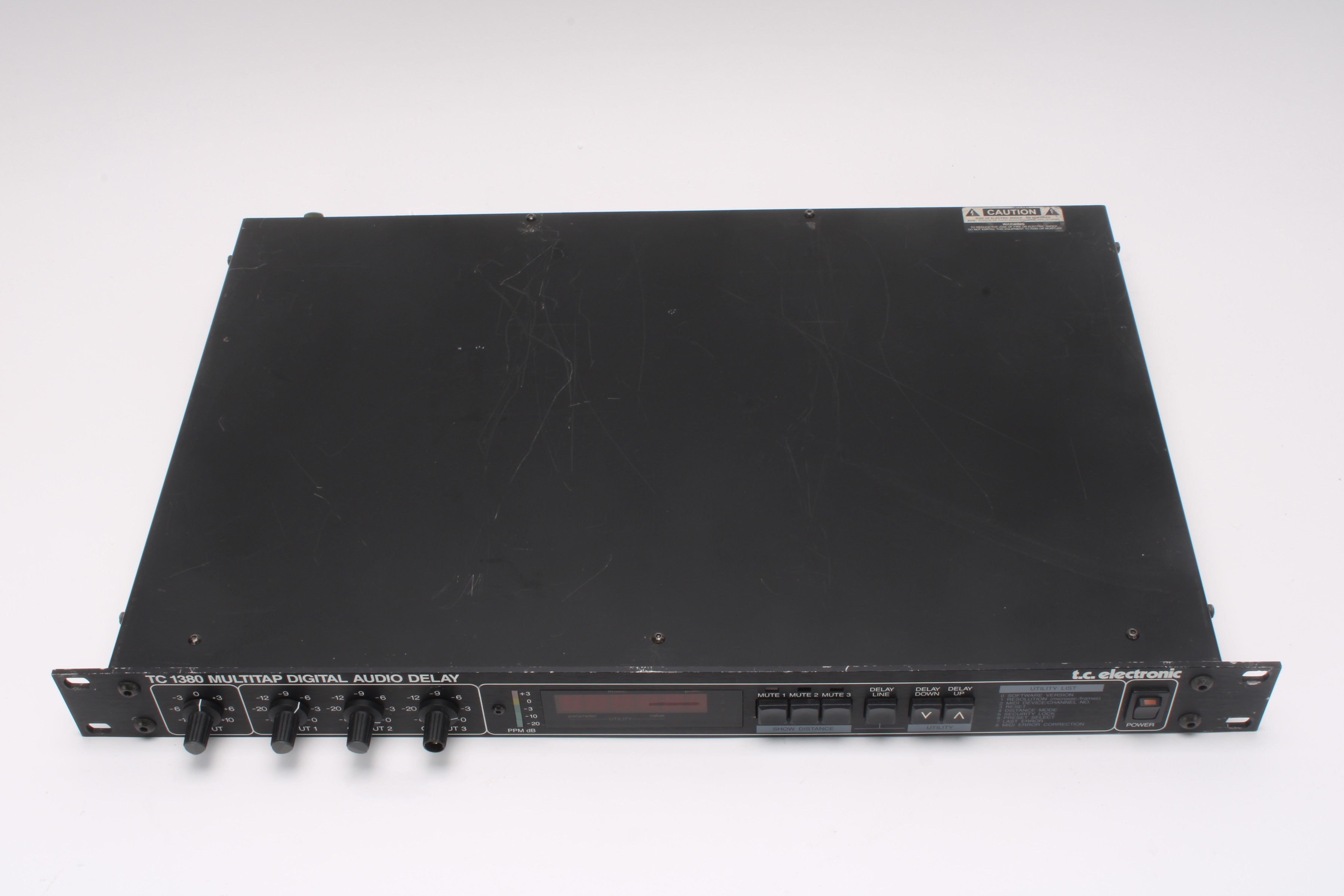 TC Electronic TC 1380 Multitap Digital Audio Delay - AS IS – NTC Tech