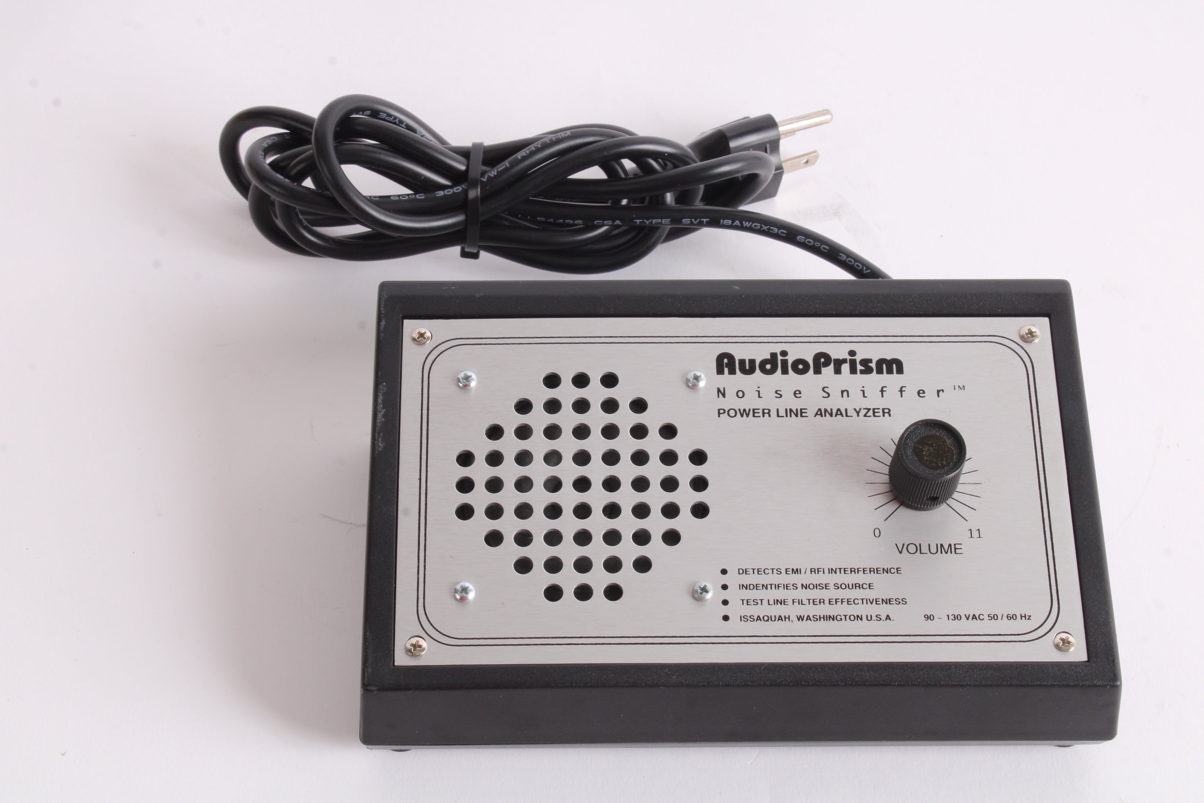 AudioPrism Noise Sniffer Power Line Analyzer NTC Tech
