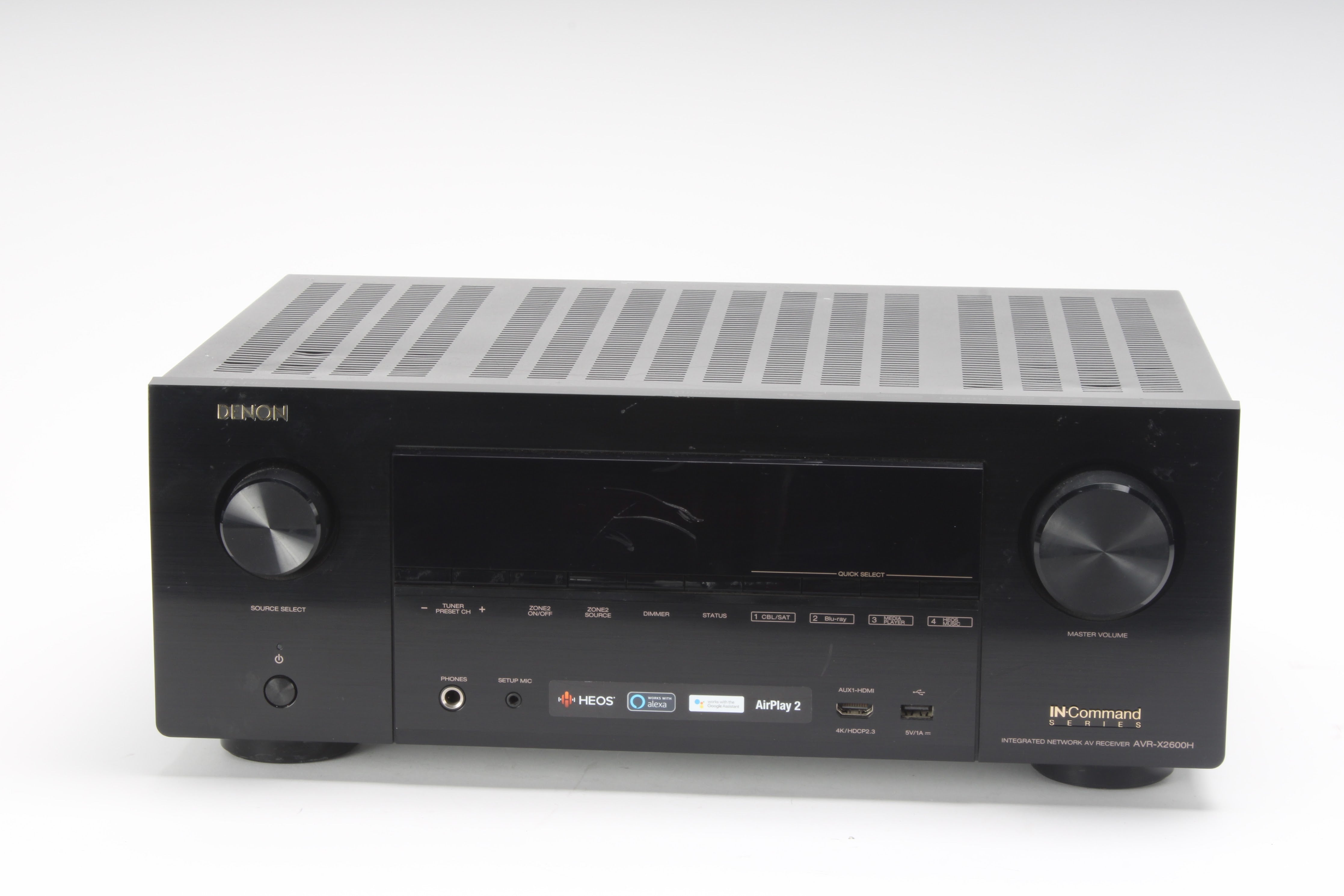 Denon AVR-X2600H 7.2 Channel 4K Ultra HD AV Receiver With Denon AVR-X2600H 7.2 Channel 4K Ultra HD AV Receiver With
