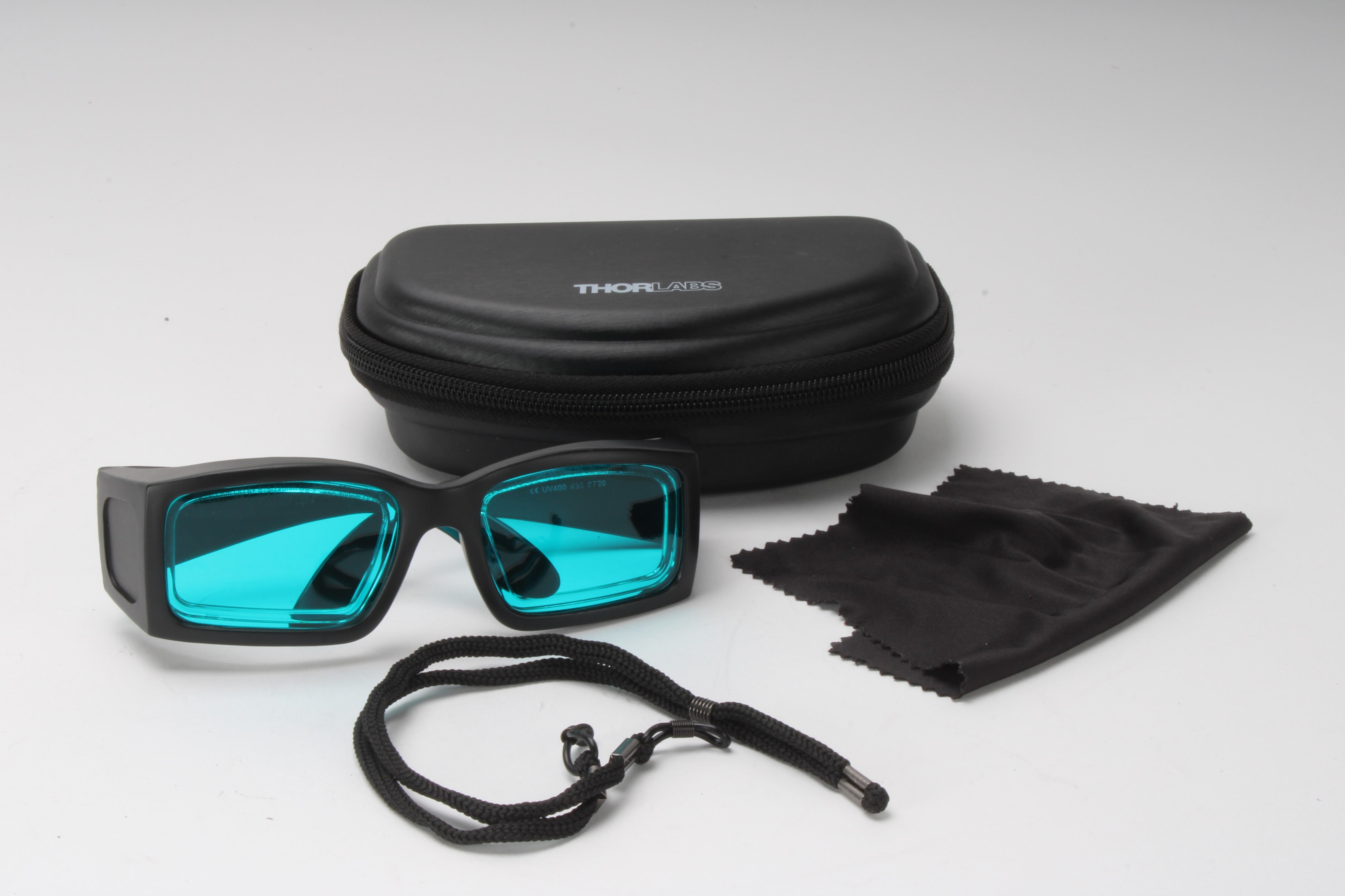 Thorlabs LG7A Laser Safety Glasses With Carrying Case, Cloth, and Stra – NTC Tech