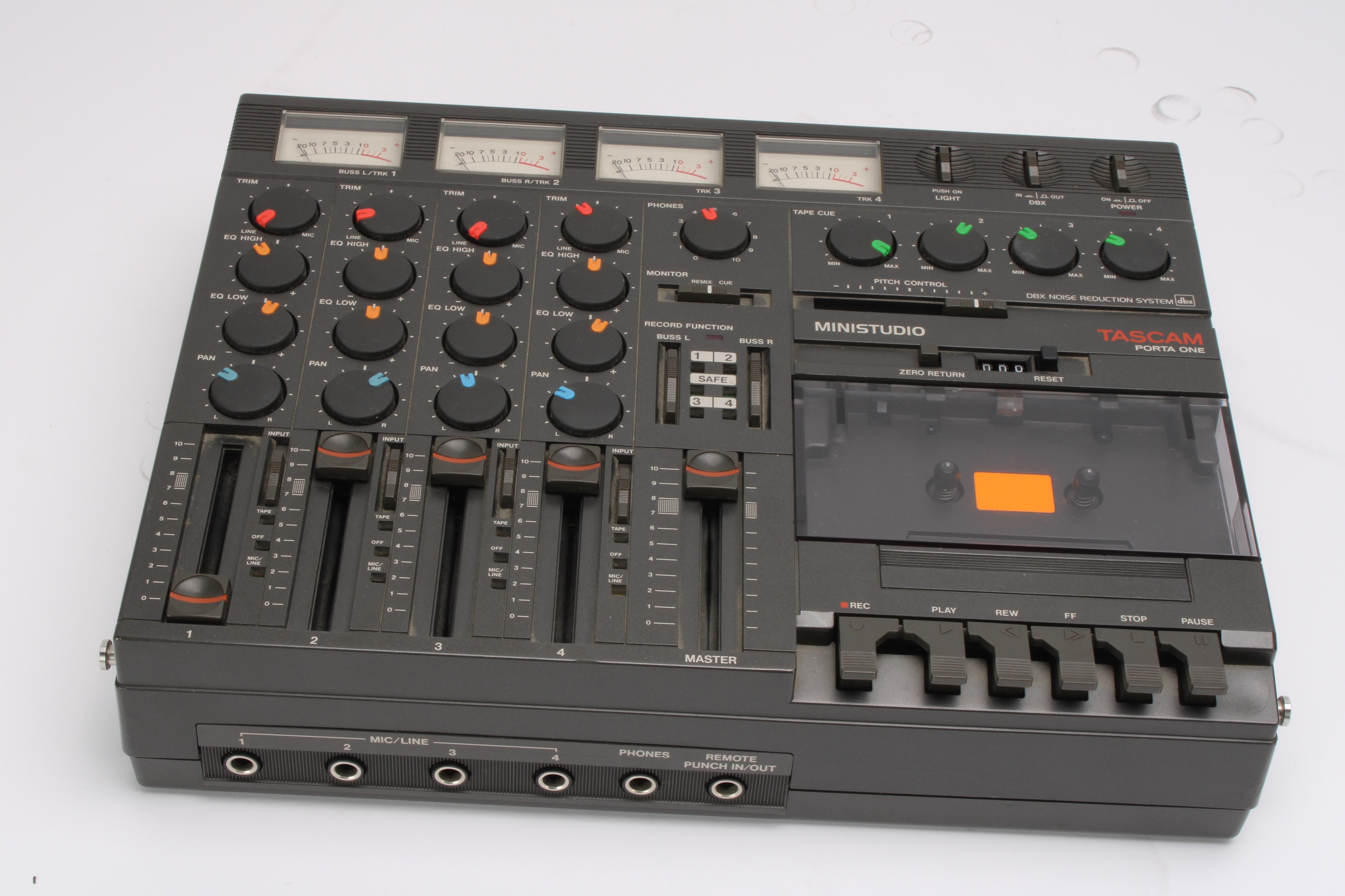 Tascam Porta One Ministudio 4 Track Cassette Recorder AS IS NTC Tech tascam-porta-one-ministudio-4-track-cassette-recorder-as-is-ntc-tech
