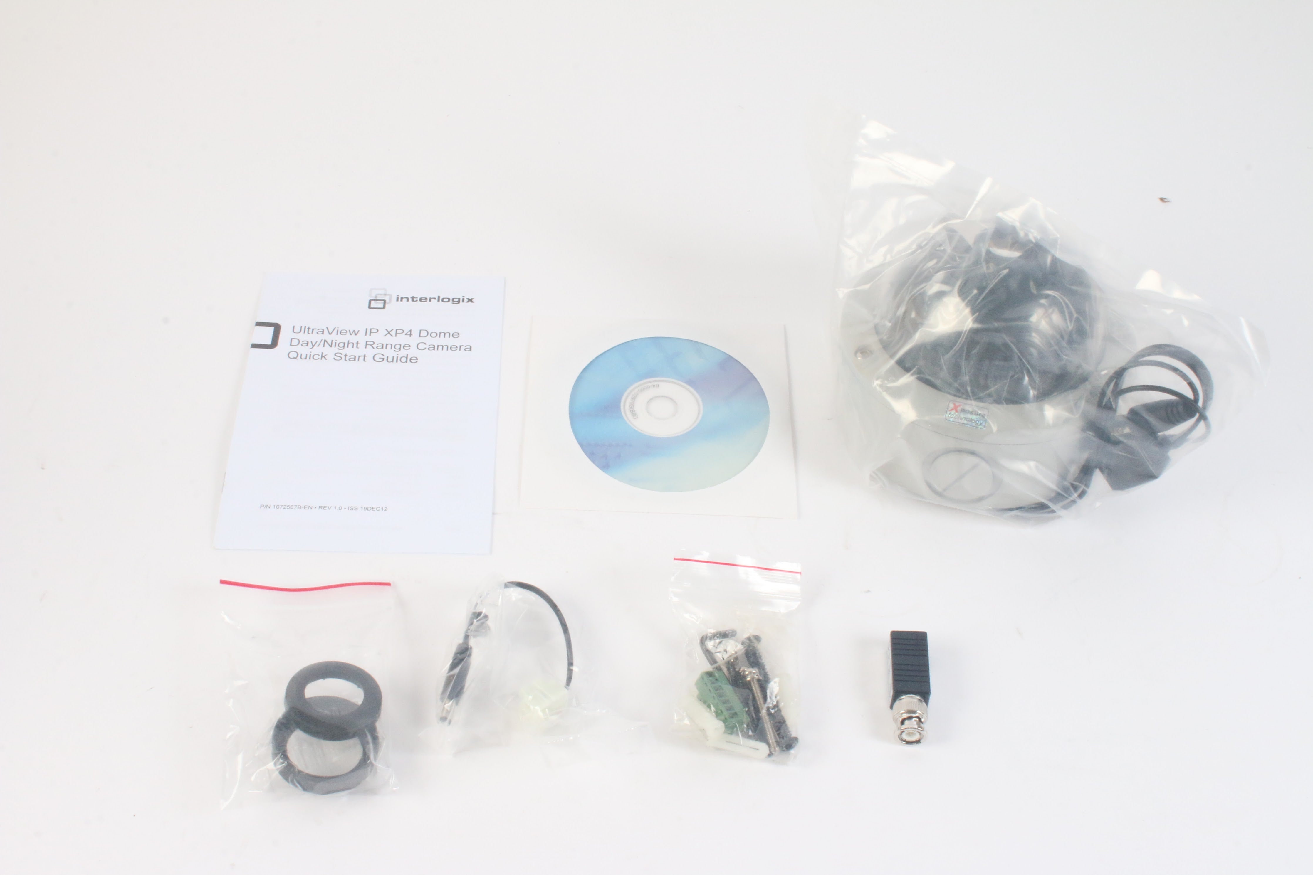 Interlogix UVDIPXP4DNRVA9 IP Day/Night Rugged Dome Camera New Ope