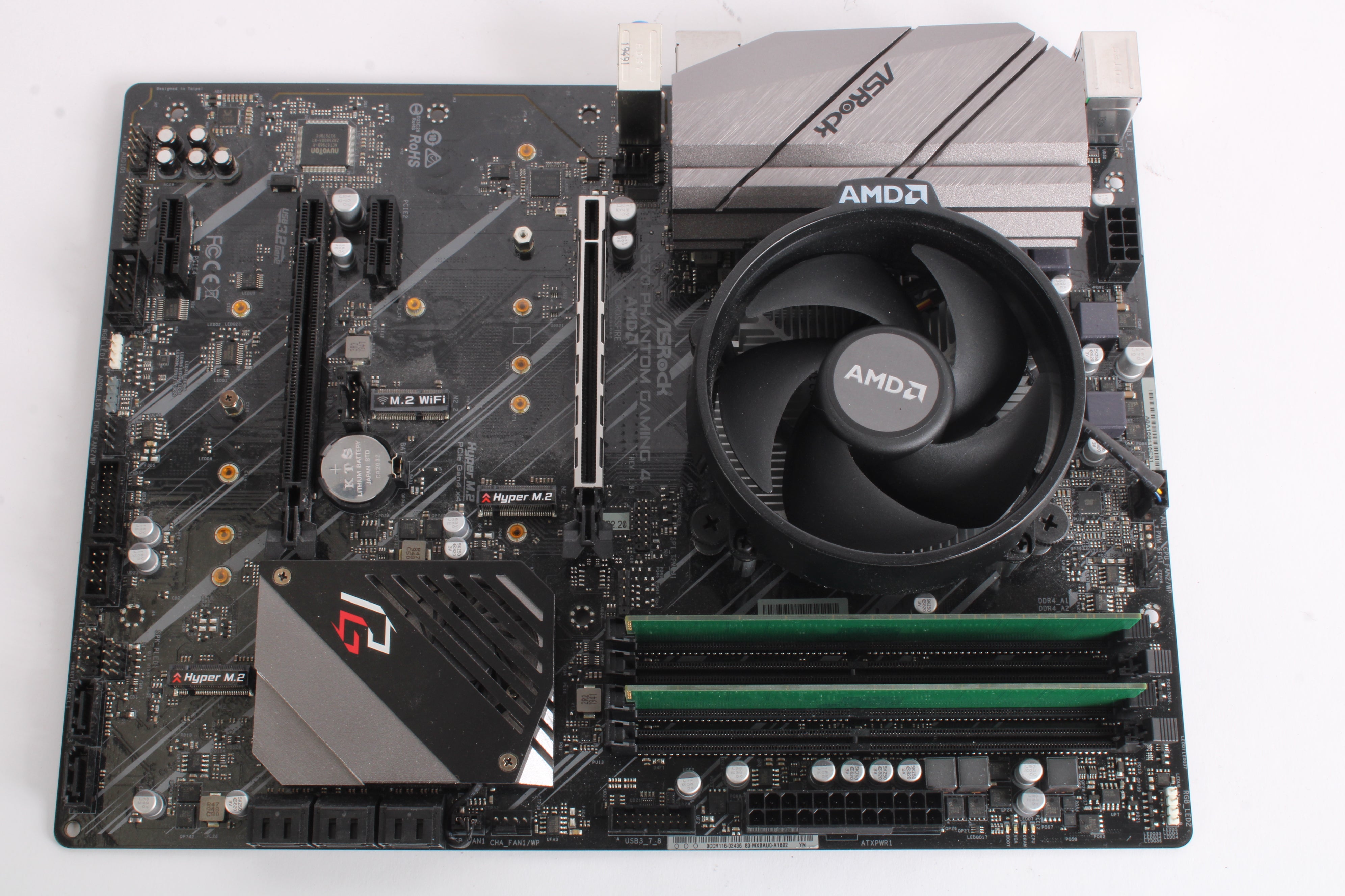ASRock X570 Phantom Gaming Motherboard W/ AMD Ryzen 3600