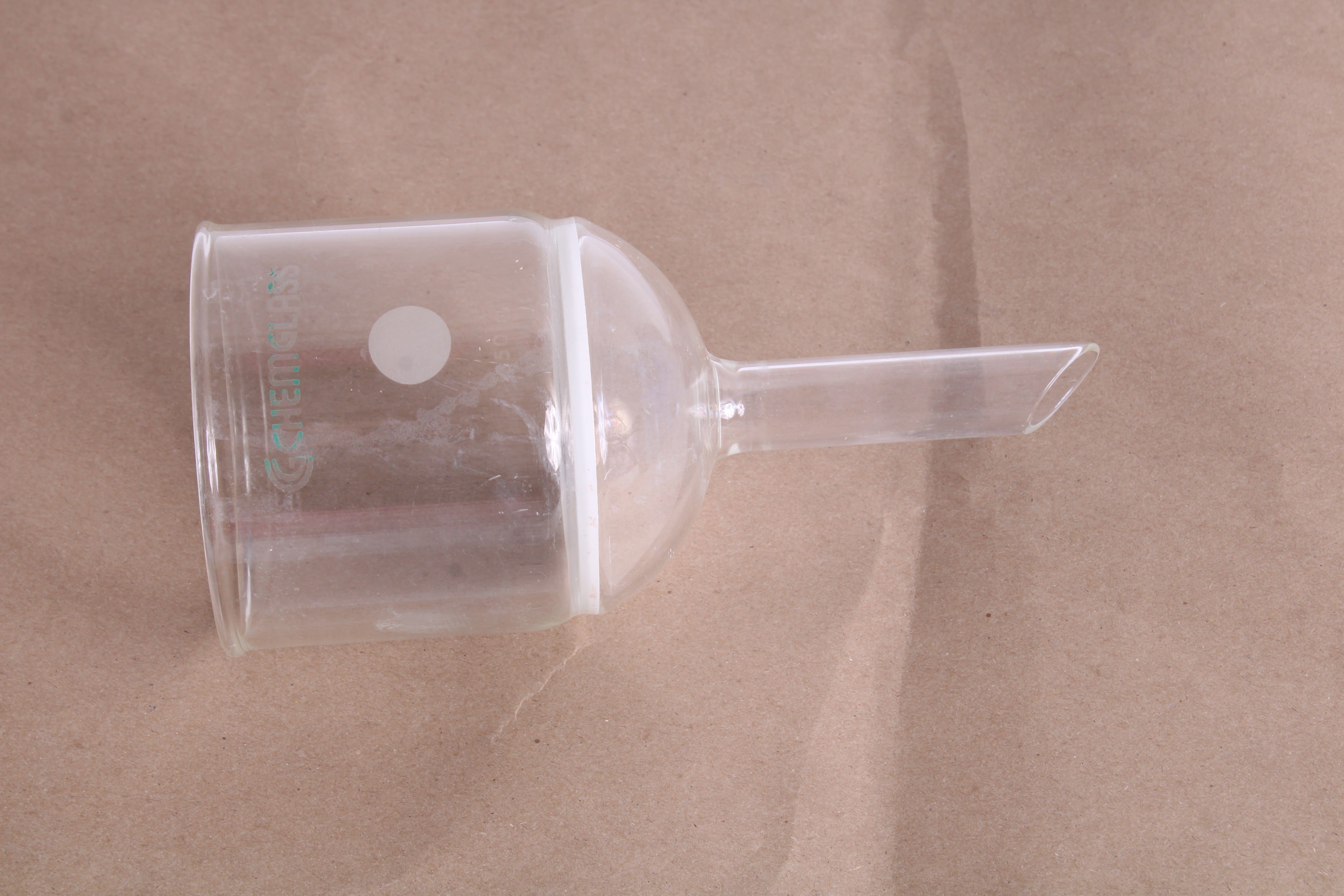 Chemglass 350mL Filter Funnel, Buchner, Fine Frit CG140224 NTC Tech