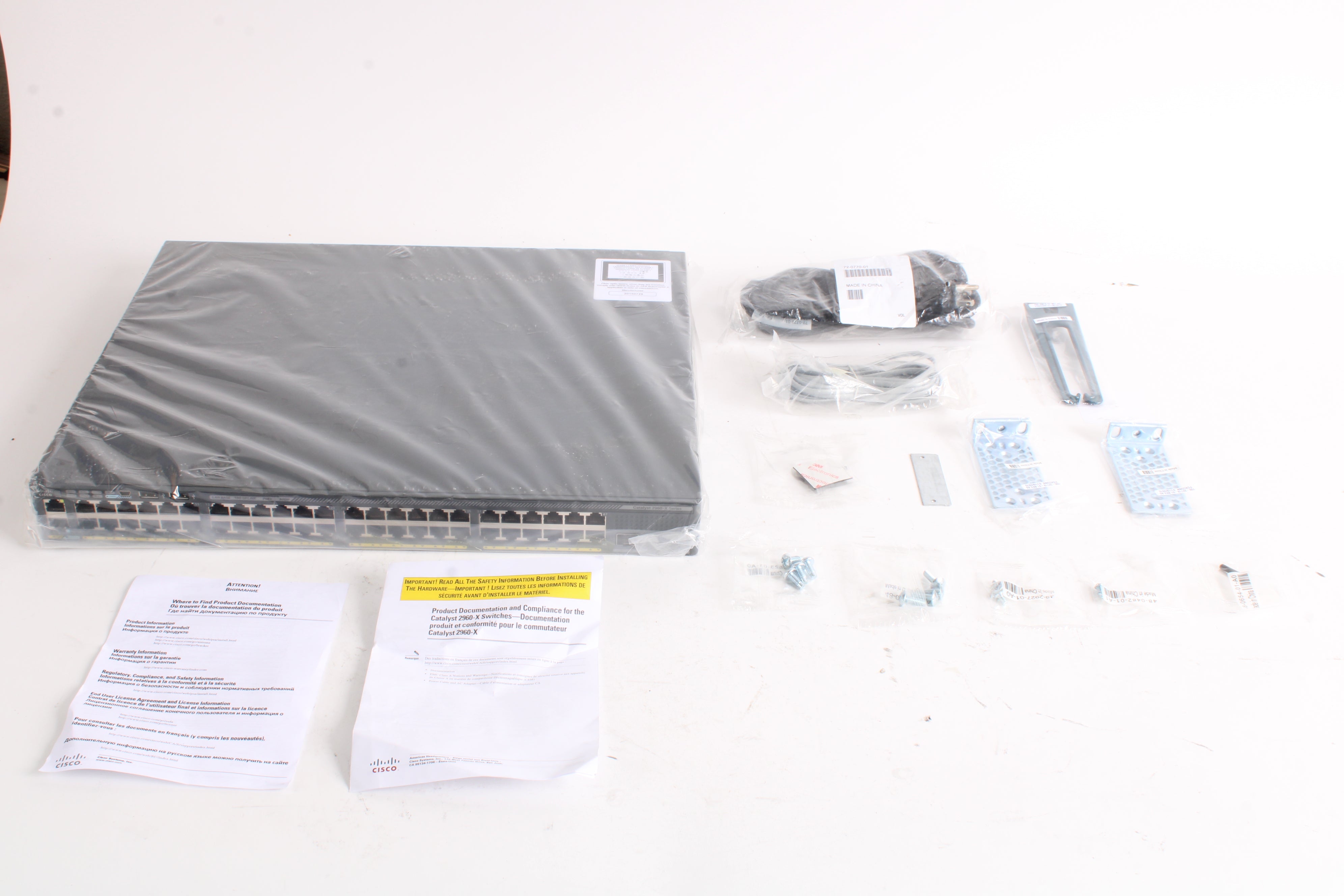 Cisco 2960 X 48 Port PoE Gigabit Switch WS C2960X 48LPD L New Open Box cisco-2960-x-48-port-poe-gigabit-switch-ws-c2960x-48lpd-l-new-open-box