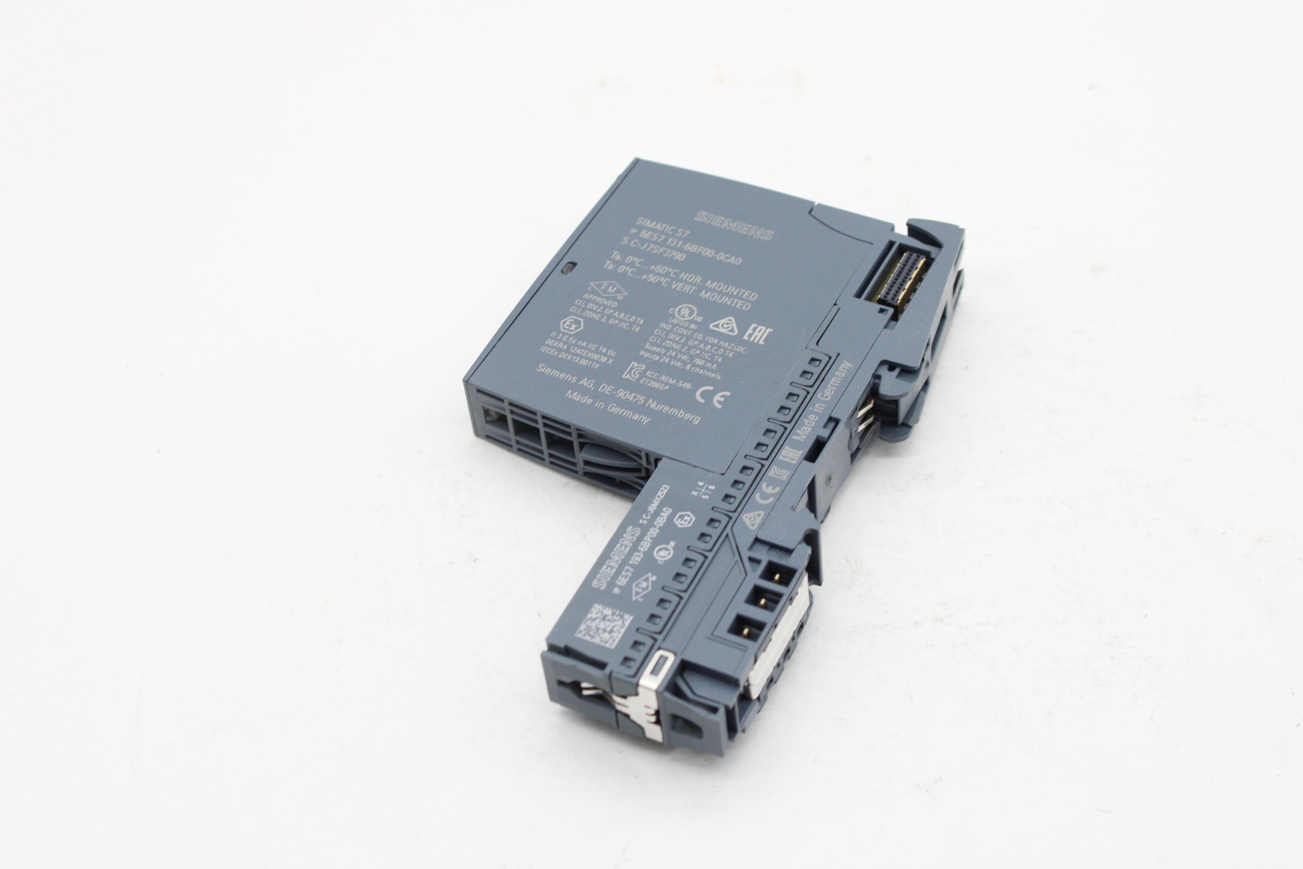 Module Siemens 6ES7 131-6BF00-0CA0 + 6ES7 193-6BP00-0BA0 – Occasion Testé
