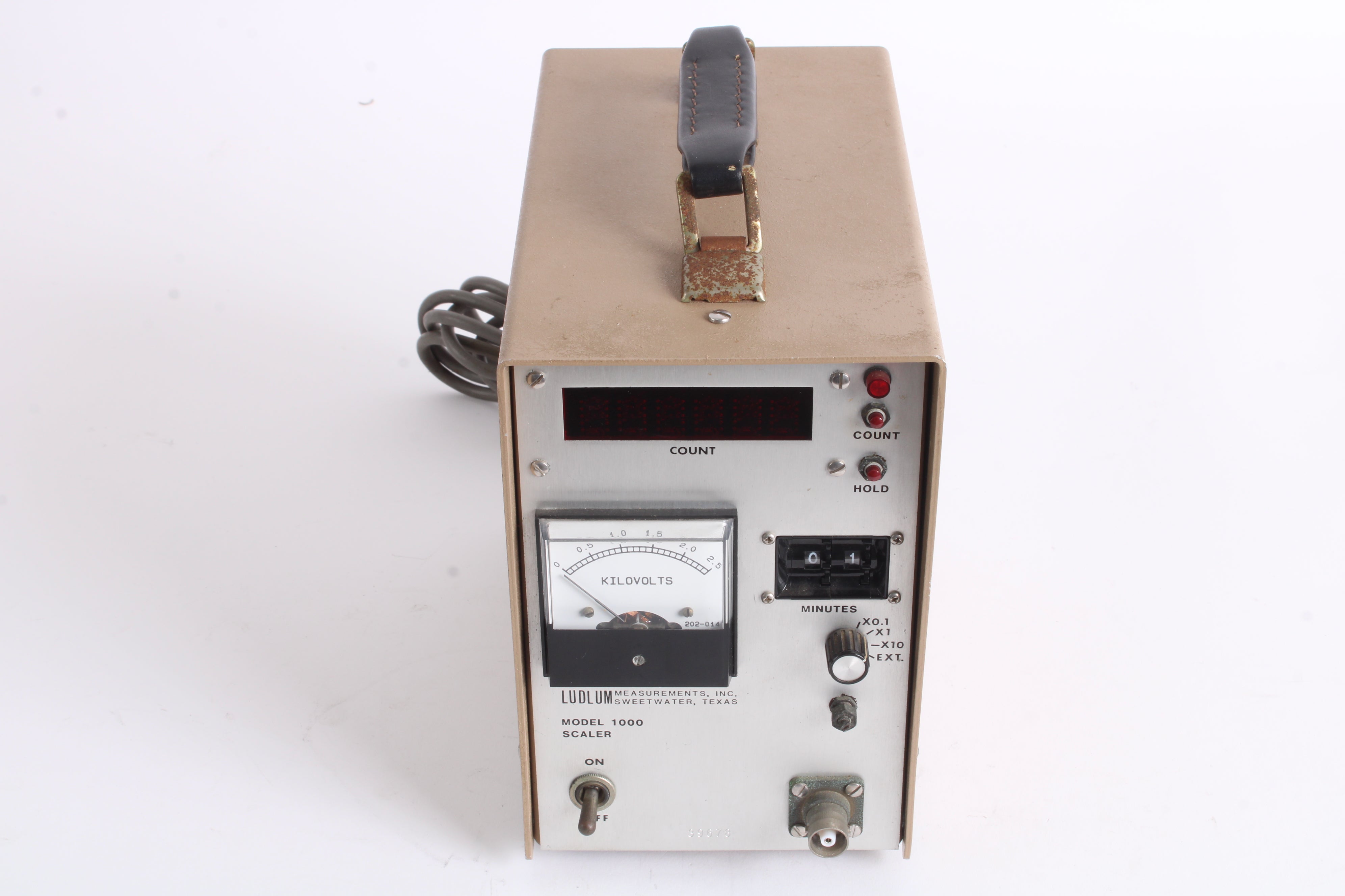 Ludlum Model 1000 Digital Scaler With Adjustable HV NTC Tech