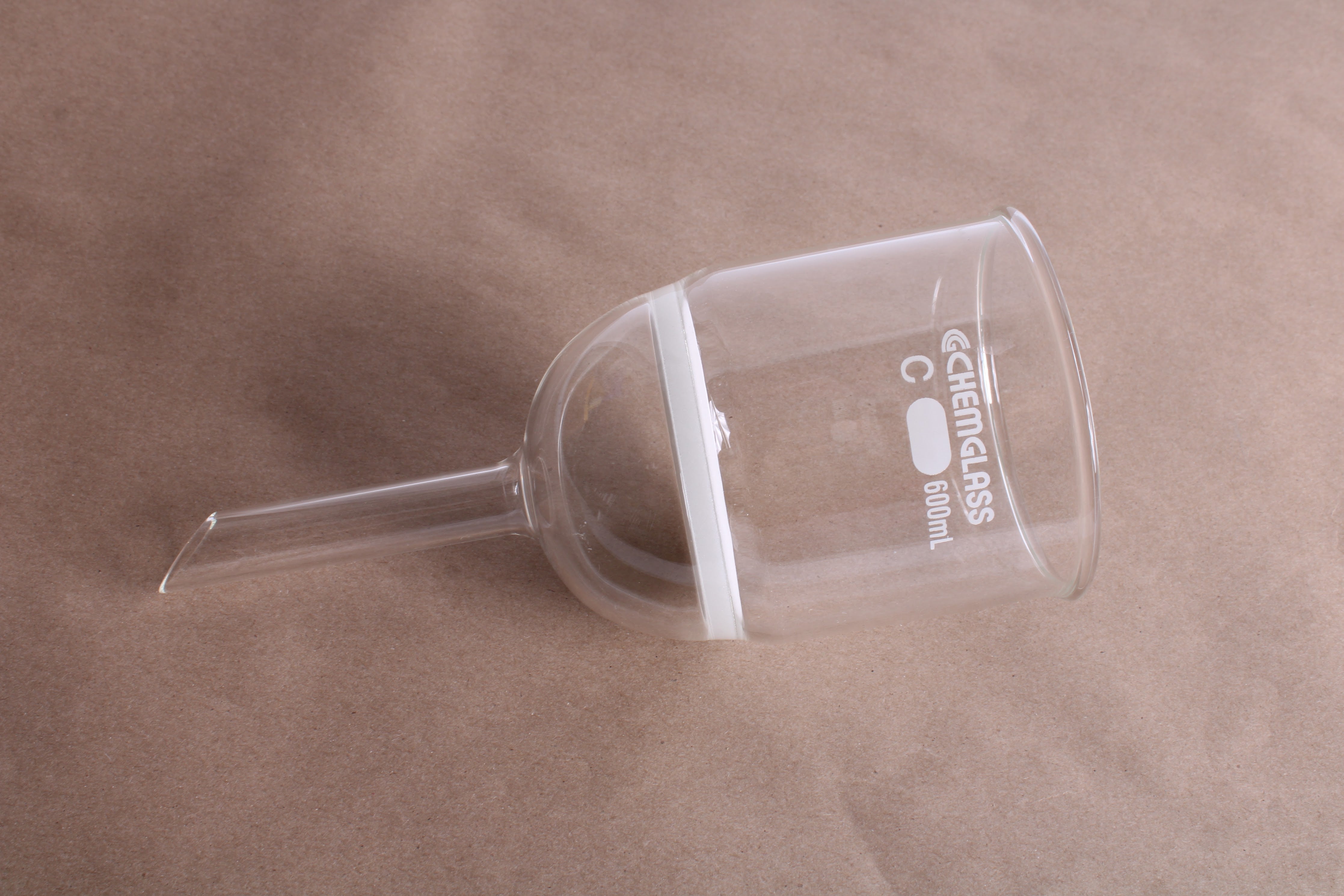 Chemglass 600mL Filter Funnel, Buchner, Coarse Frit CG140226 NTC Tech