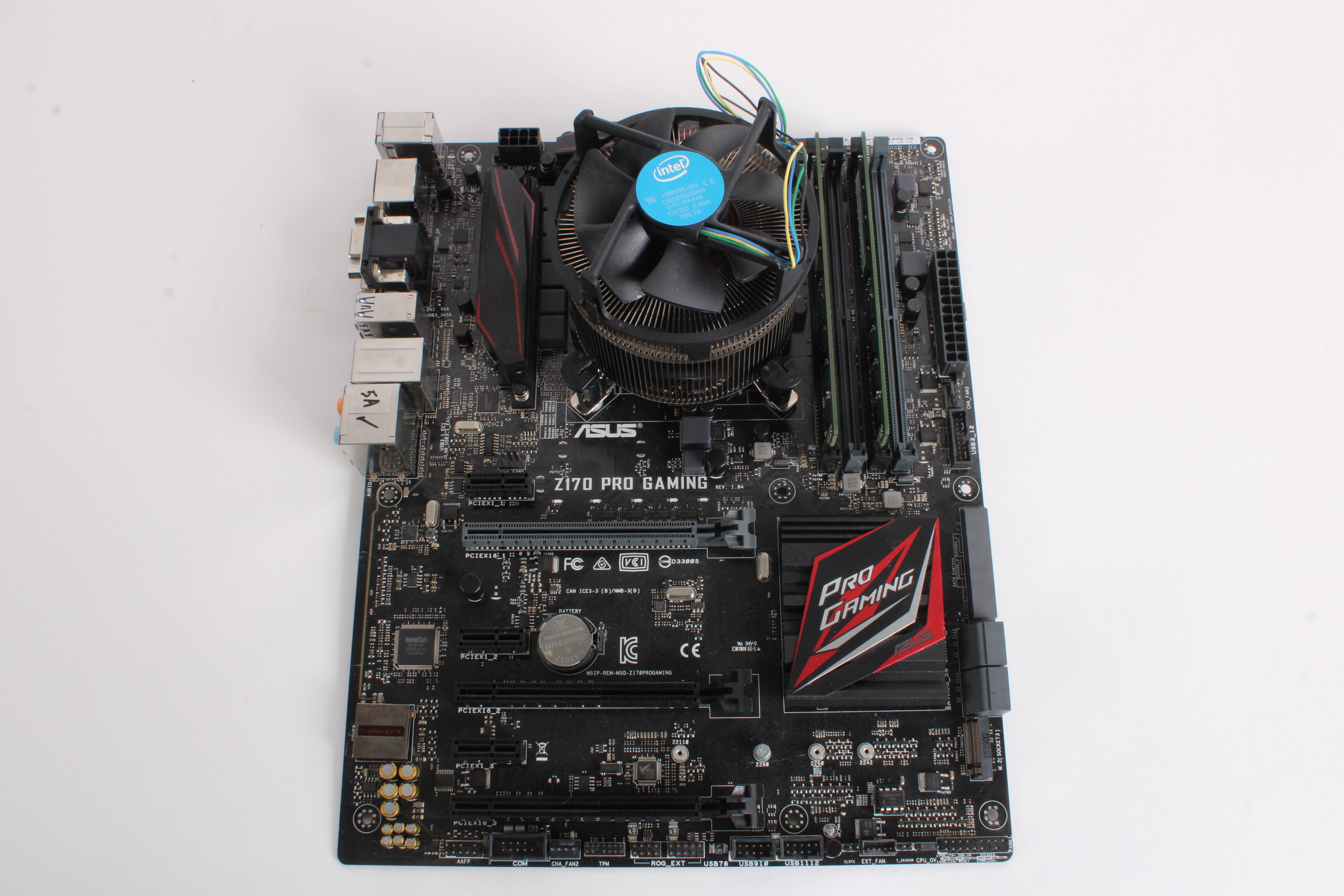 Asus Z170 Pro Gaming Motherboard w/ Intel i5-6600K @ 3.50GHz / 8GB