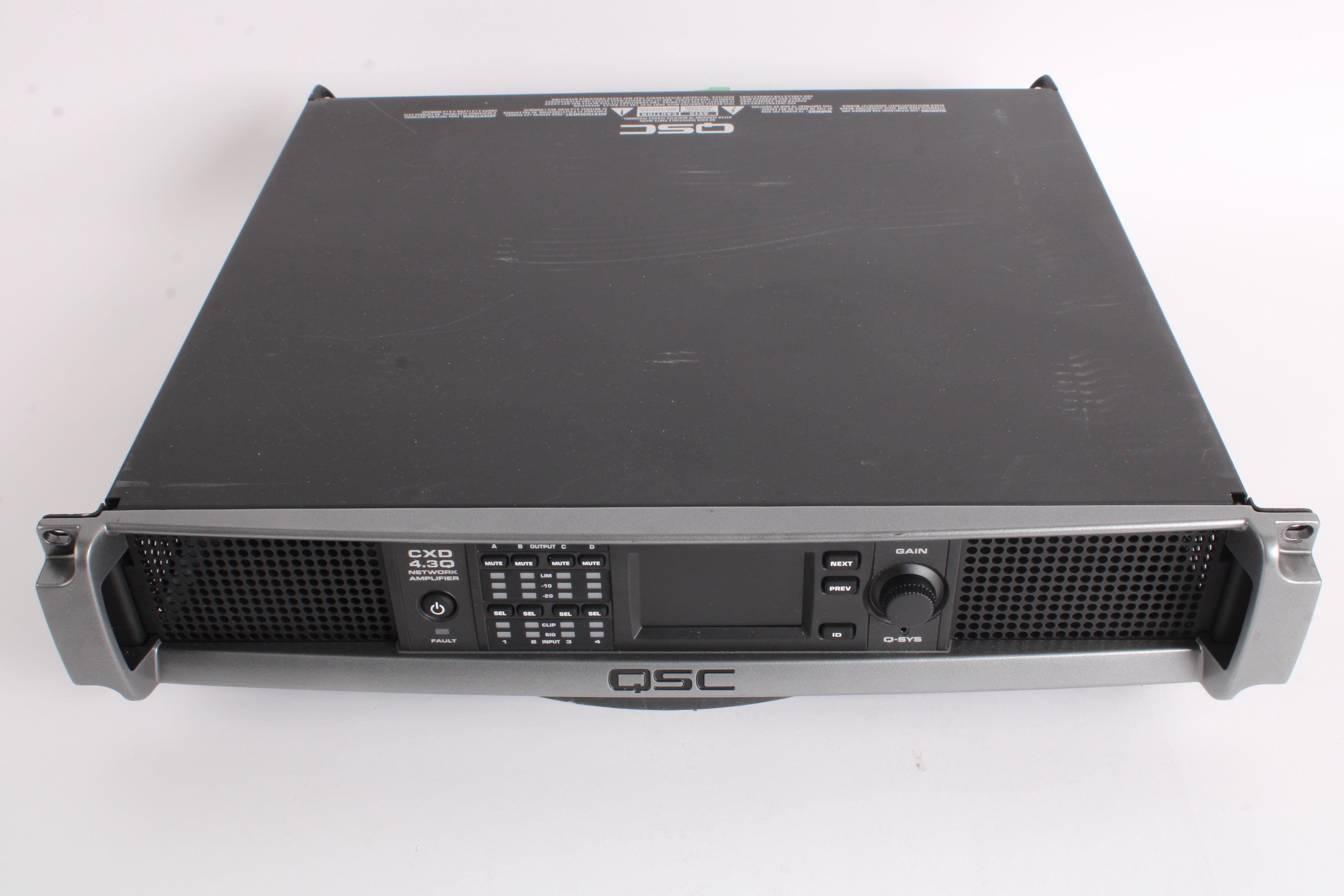 QSC CXD4.3Q MultiChannel Processing DSP Amplifier NTC Tech