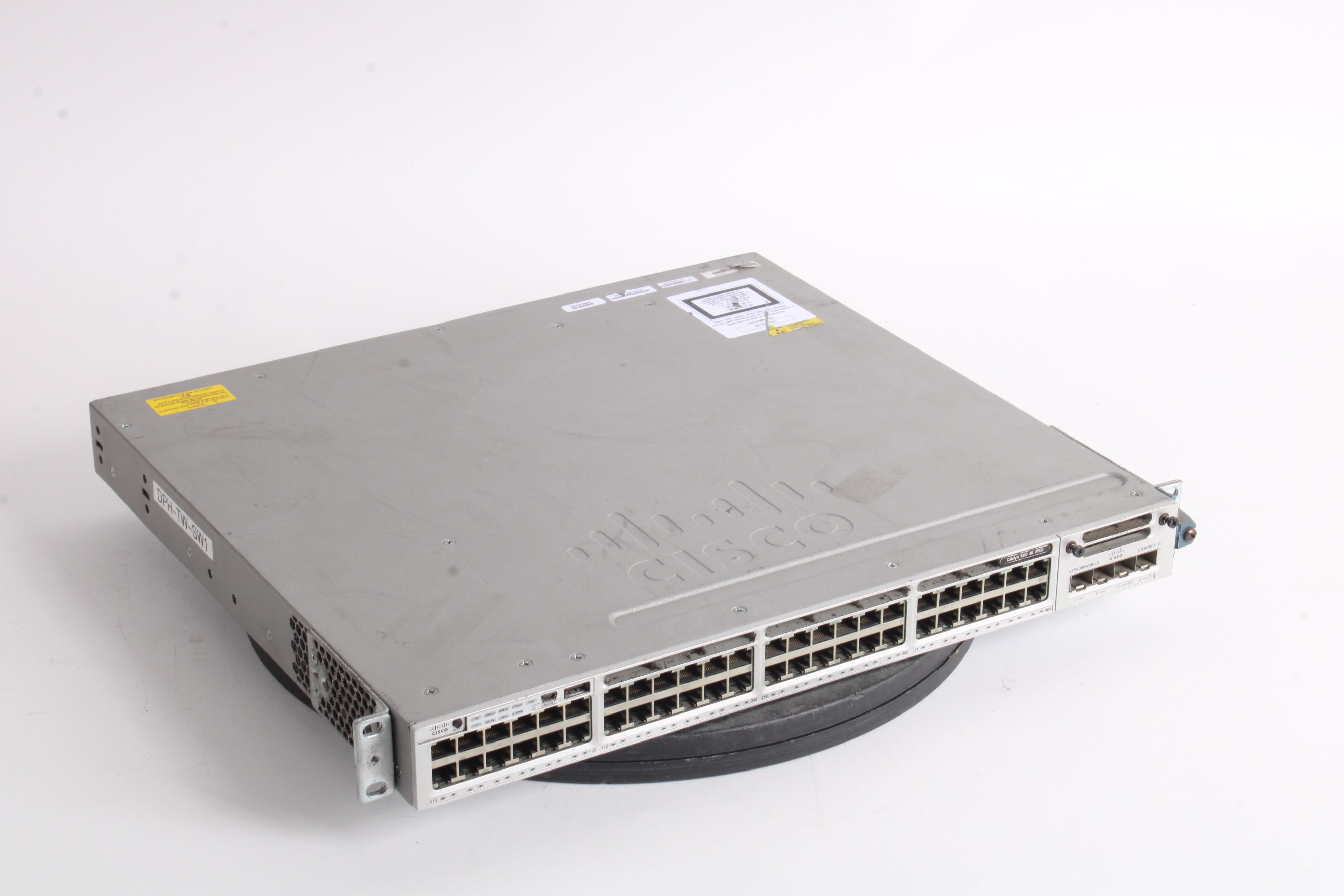 Switch Cisco Catalyst 3850 V07 WS-C3850-48F-L, 48 Porte PoE+, Con Modulo C3850-NM-4-1G - Foto 2