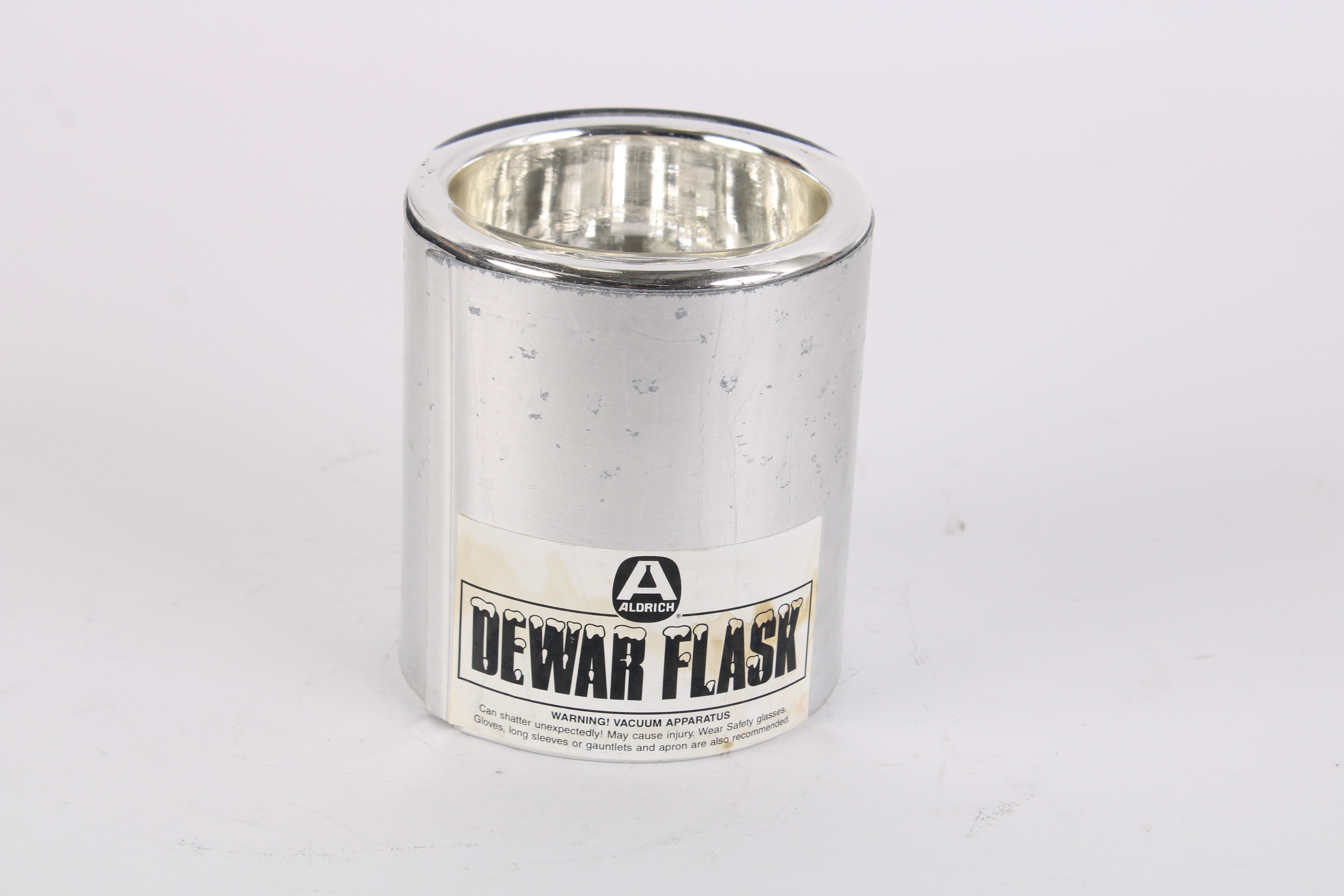 Aldrich Cylindrical Dewar Flask 3 1/8" & 4 5/8" Tall NTC Tech