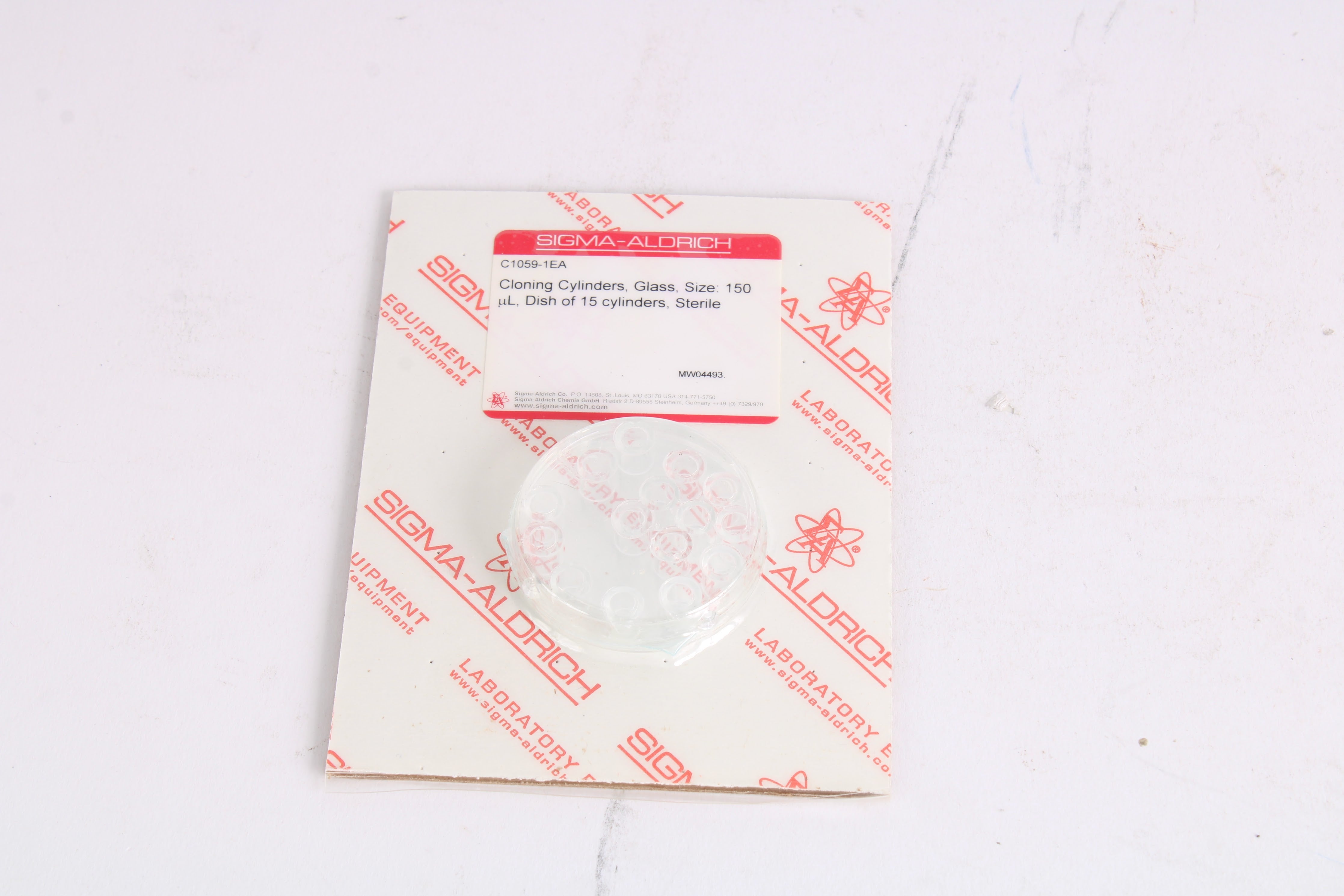 Sigma-Aldrich C1059-1EA 150uL Cloning Cylinder Glasses - NEW – NTC Tech
