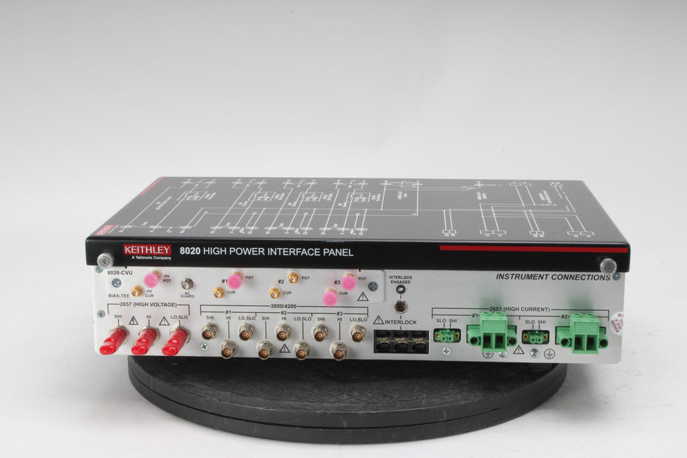 Keithley Model 8020 High Power Interface Panel With Configs and Access ...