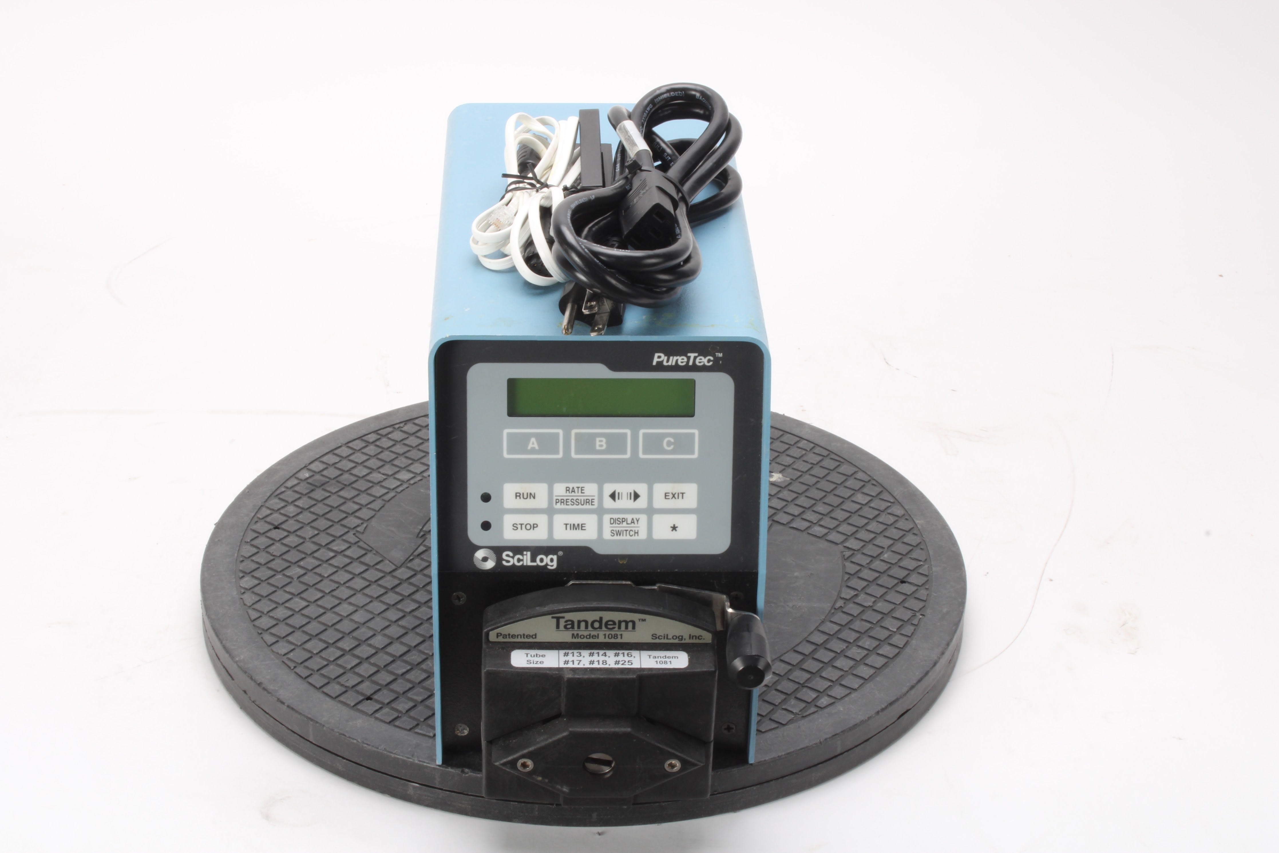 Labtec Dispensing Machine SciLog Tandem Expert 1081 Peristaltic Pump With Power Cable and 2x Pro ...