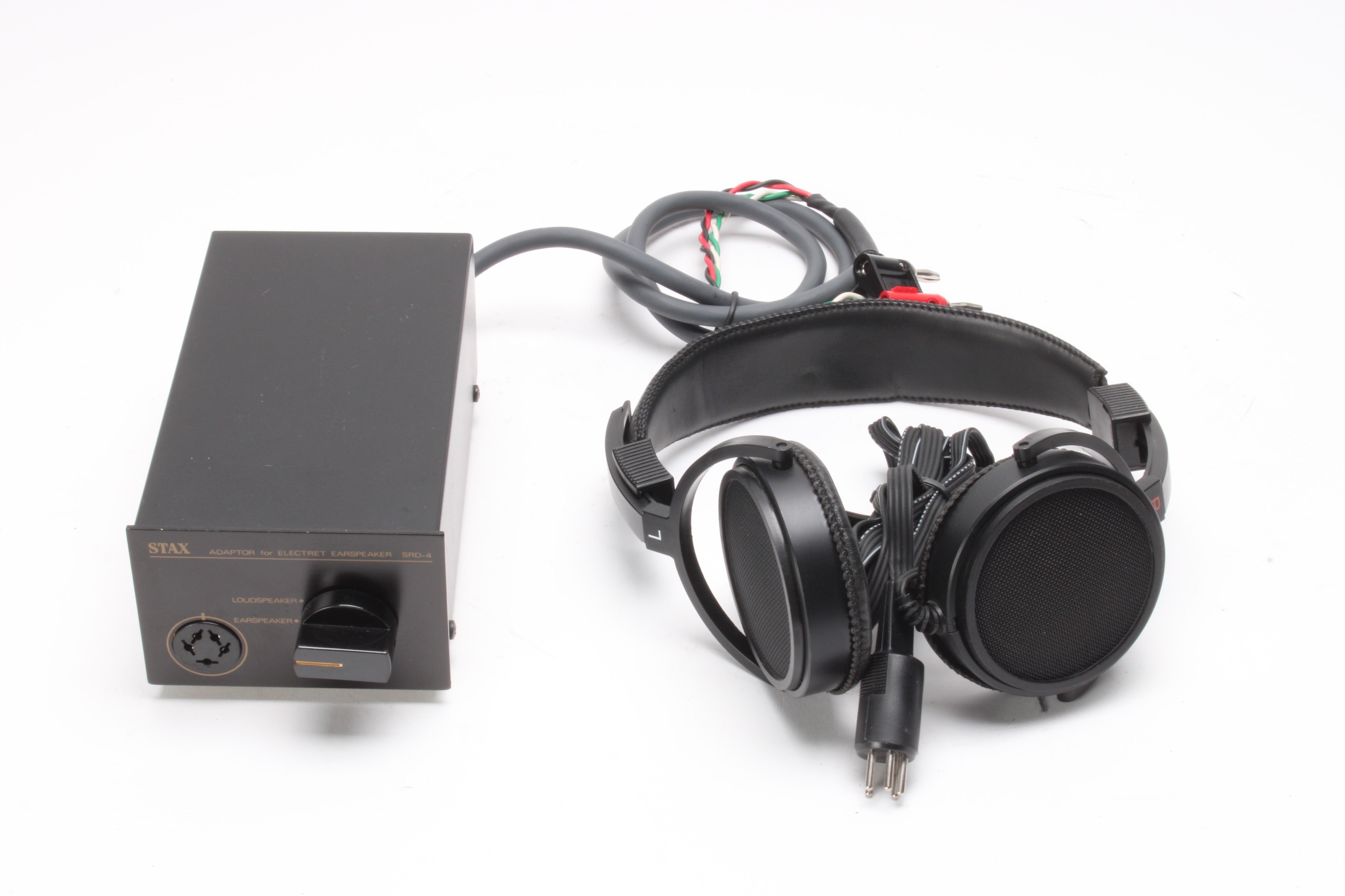Stax SR-30 Headphones With Stax SRD-4 Adaptor for Electret Ear Speaker ...