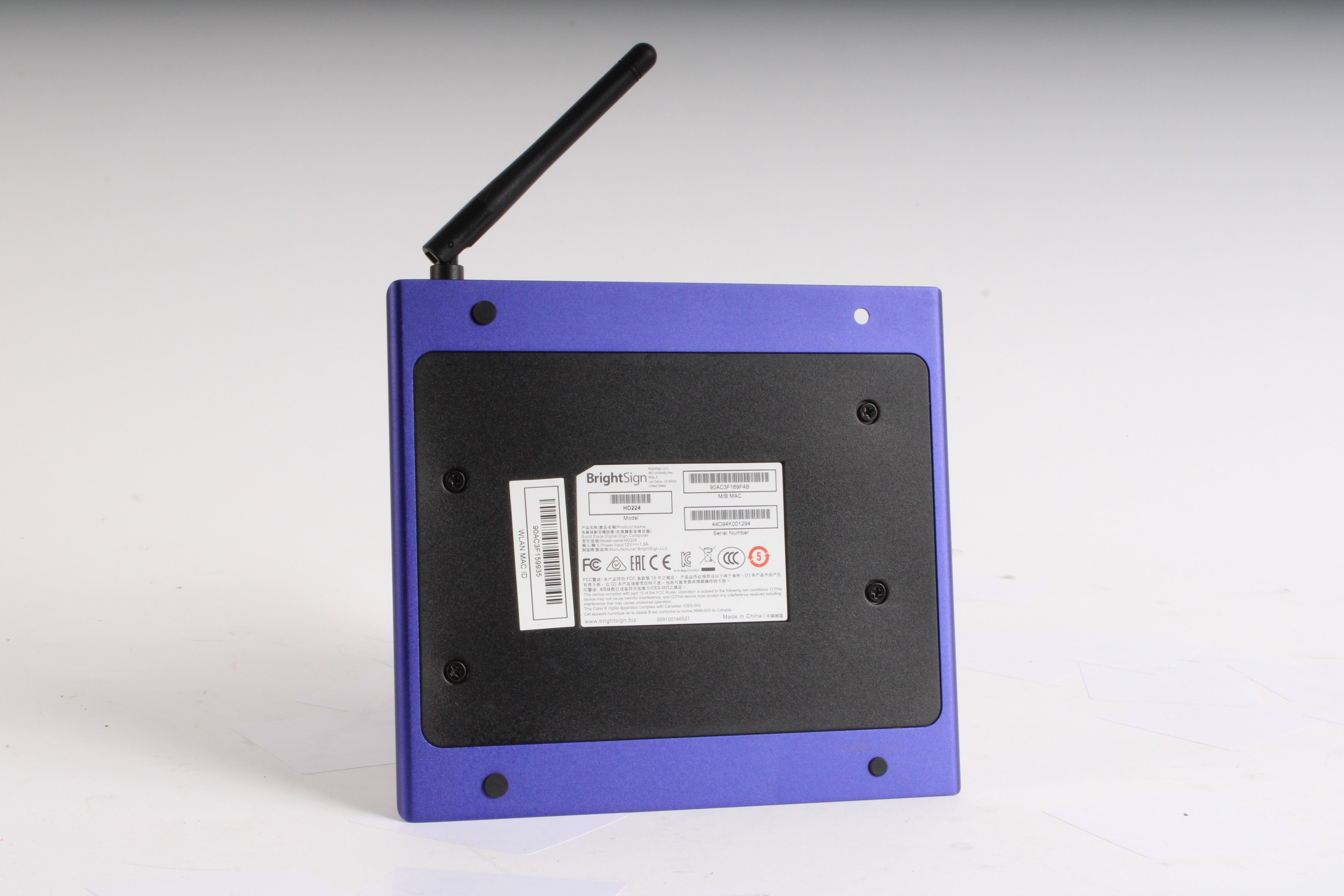 Brightsign HD224 HD4 Digital Signage Media Player W/ SanDisk 16GB