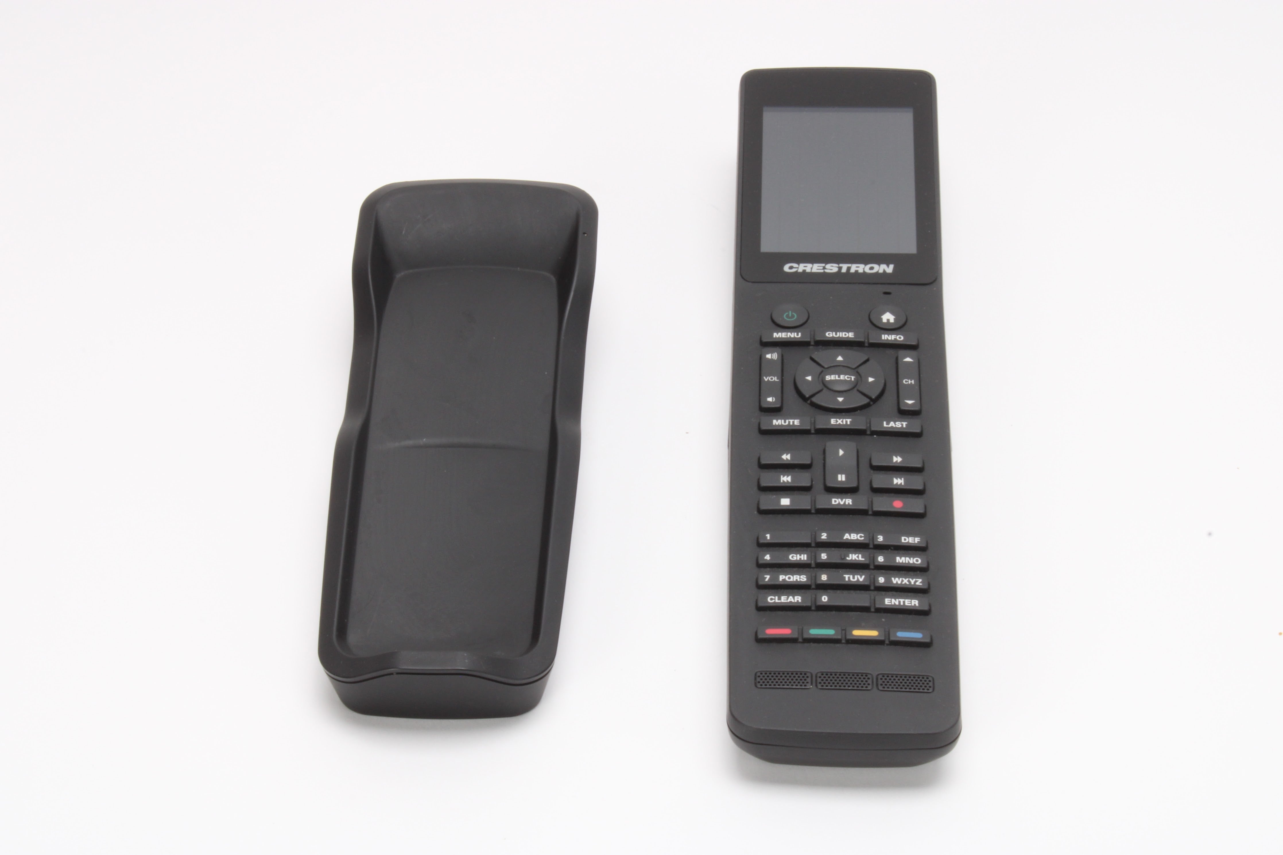 Crestron TSR-302-B Handheld Touch Screen Remote W/ 4520465 Cradle Fair ...