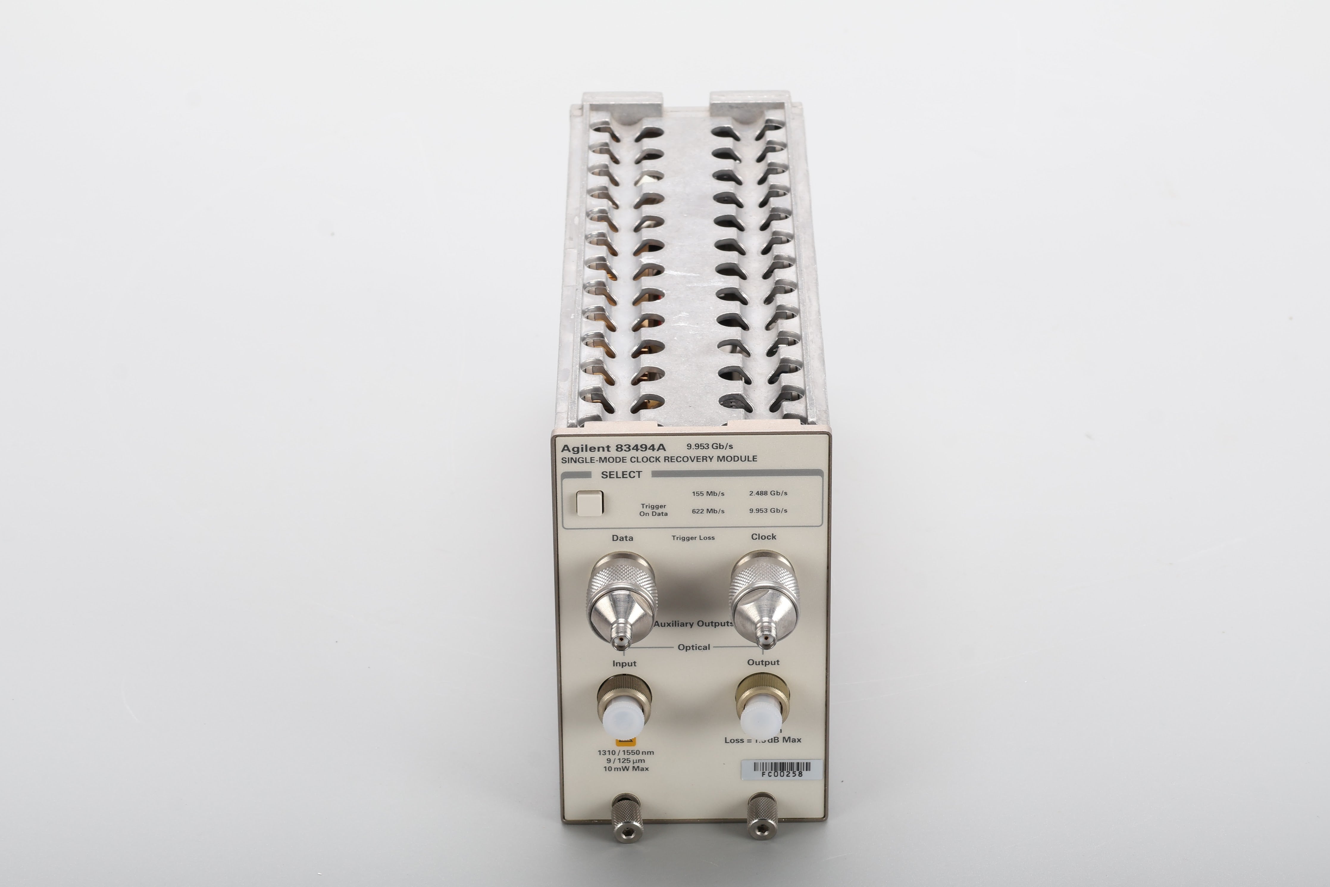 Agilent 83494A Single-Mode Clock Recovery Module 9.953 Gb/s – NTC Tech