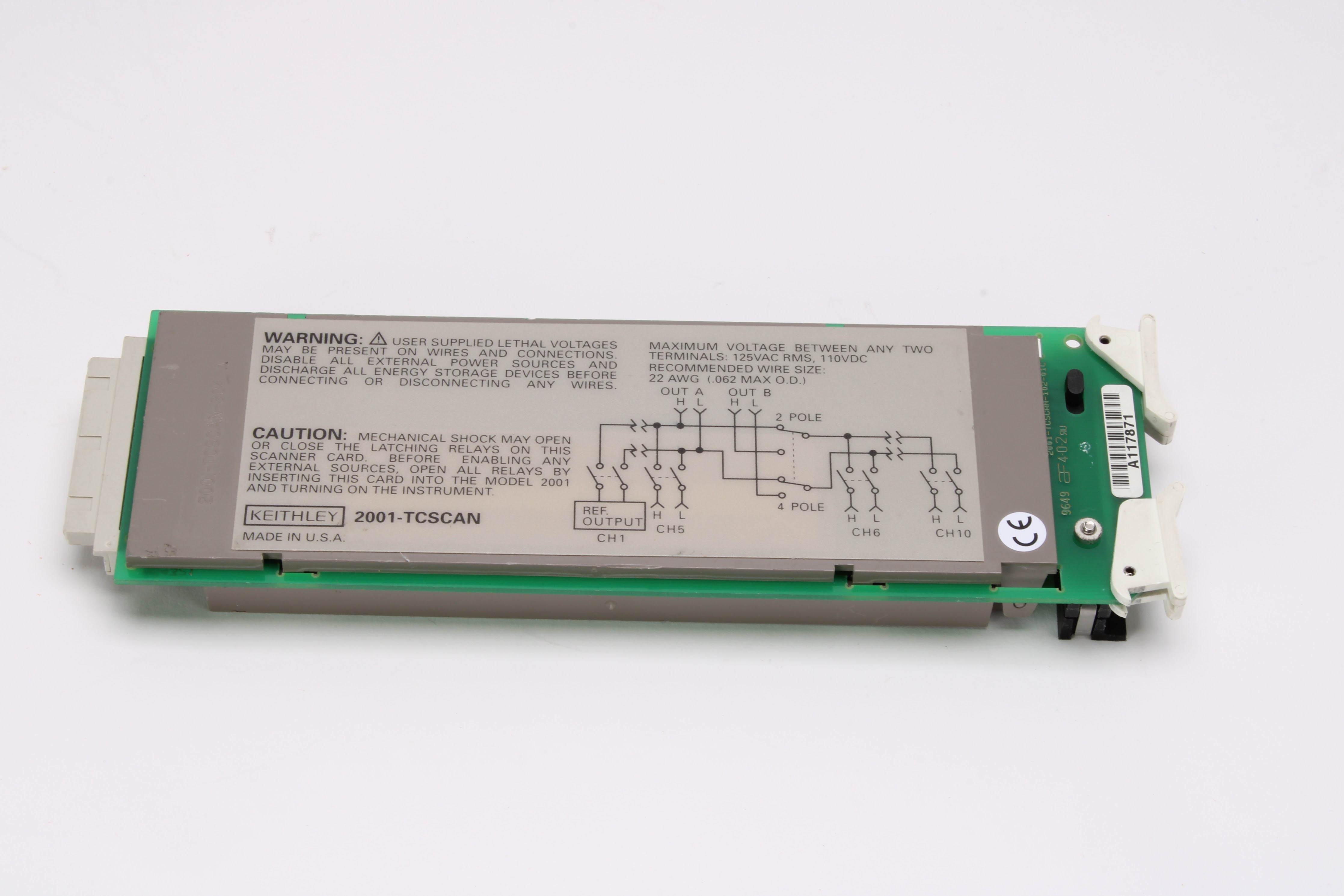 Keithley 2001-TCSCAN Thermocouple Scanner Card for Keithley 2000 -Fair ...