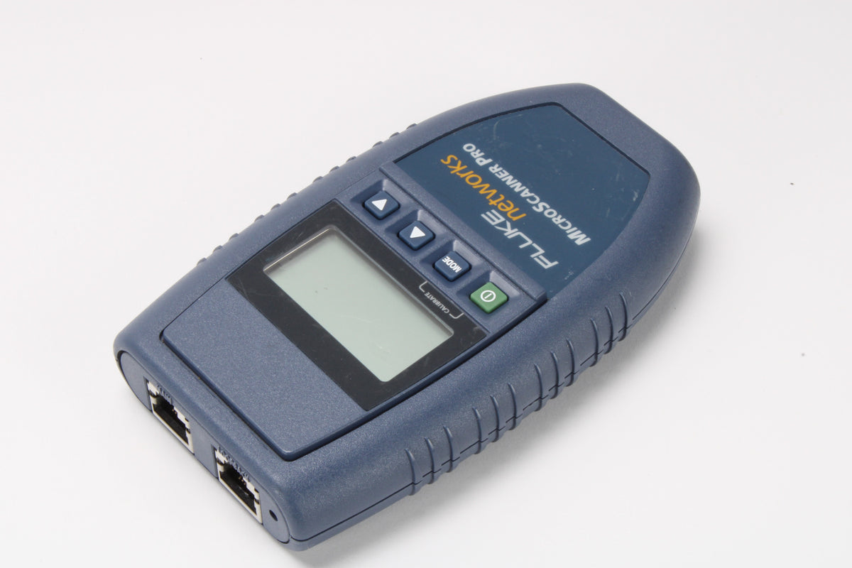 Microscanner Pro Fluke Networks 2465438 MicroScanner Pro Cable Tester - Fair Condition ...