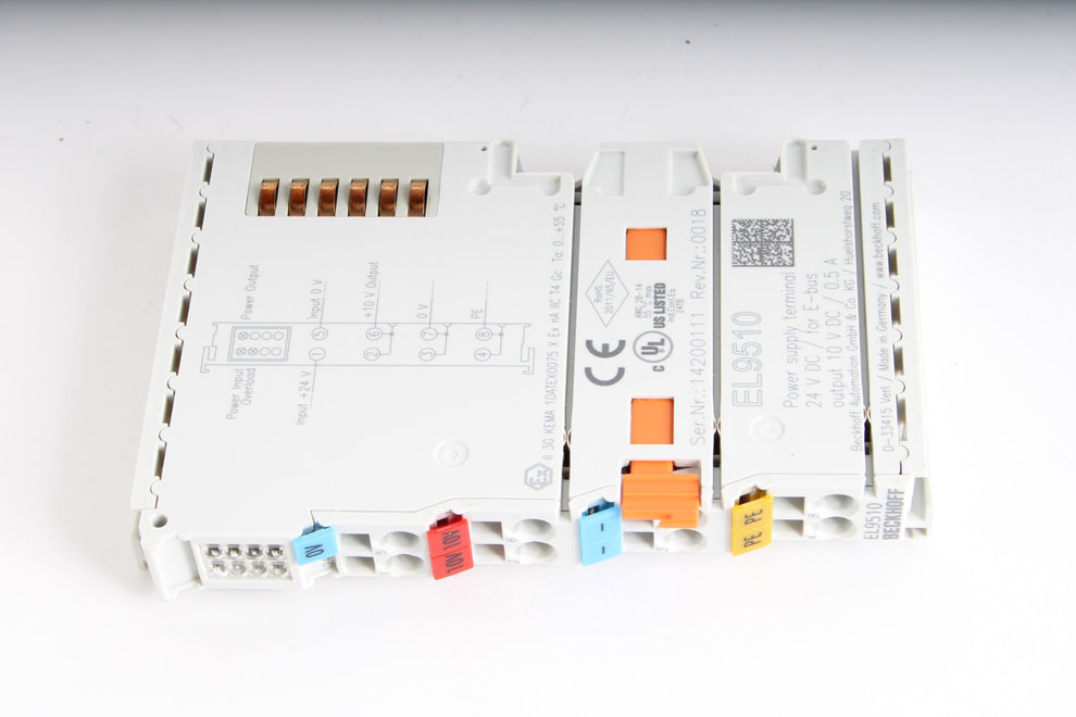Beckhoff EL9510 Power Supply Terminal – NTC Tech