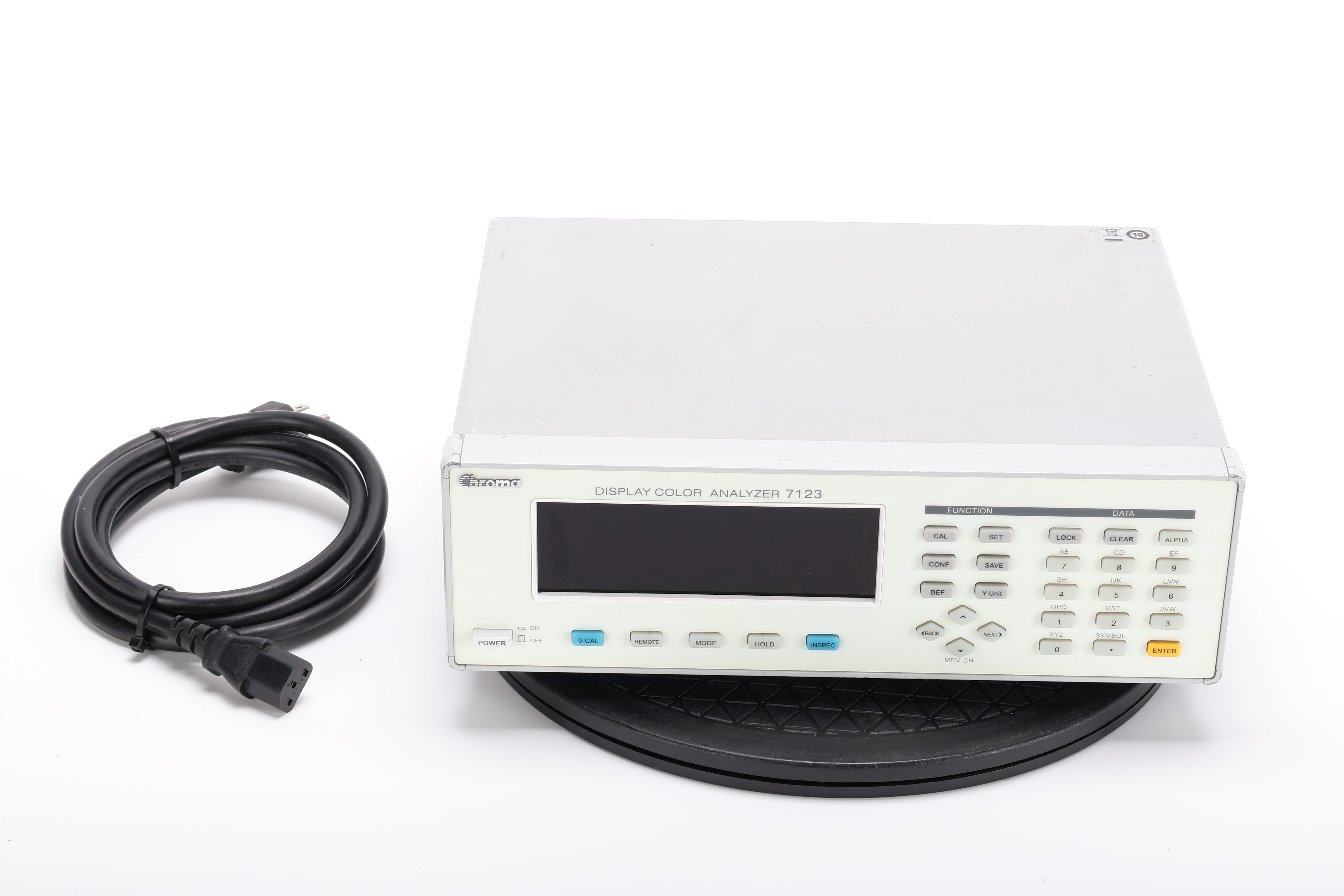 Chroma 7123 Display Color Analyzer With AC Power Cable – NTC Tech