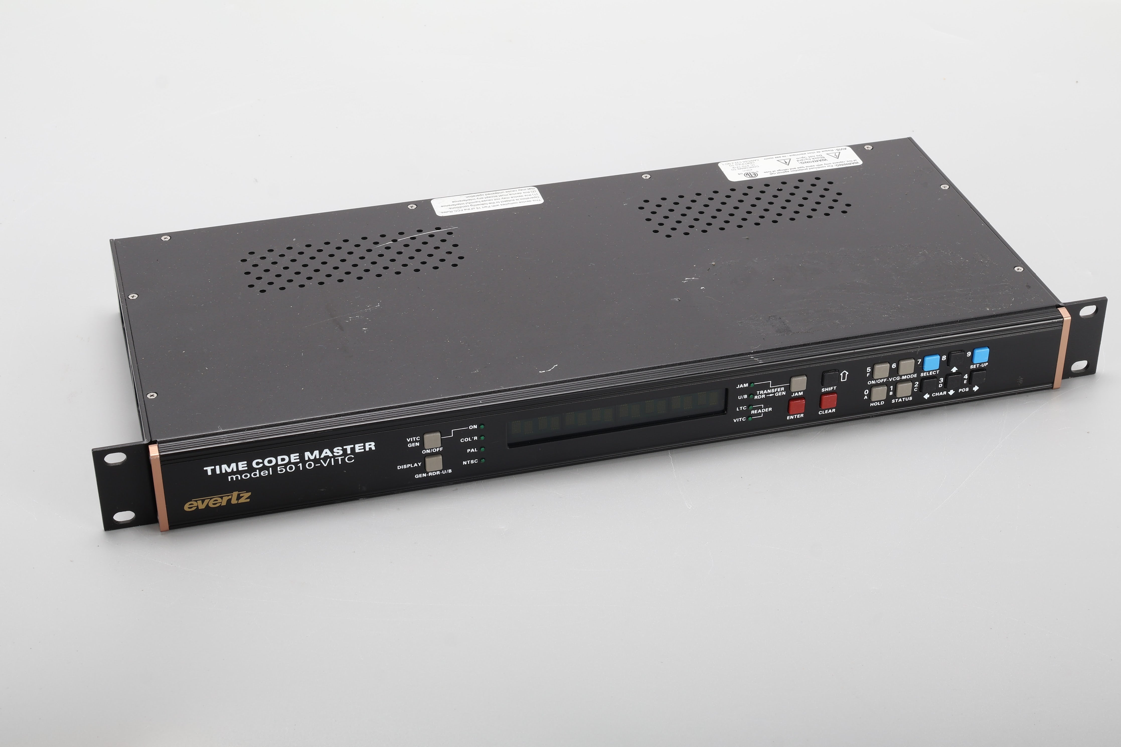 Evertz 5010-VITC Time Code Master Generator - Fair Condition – NTC Tech