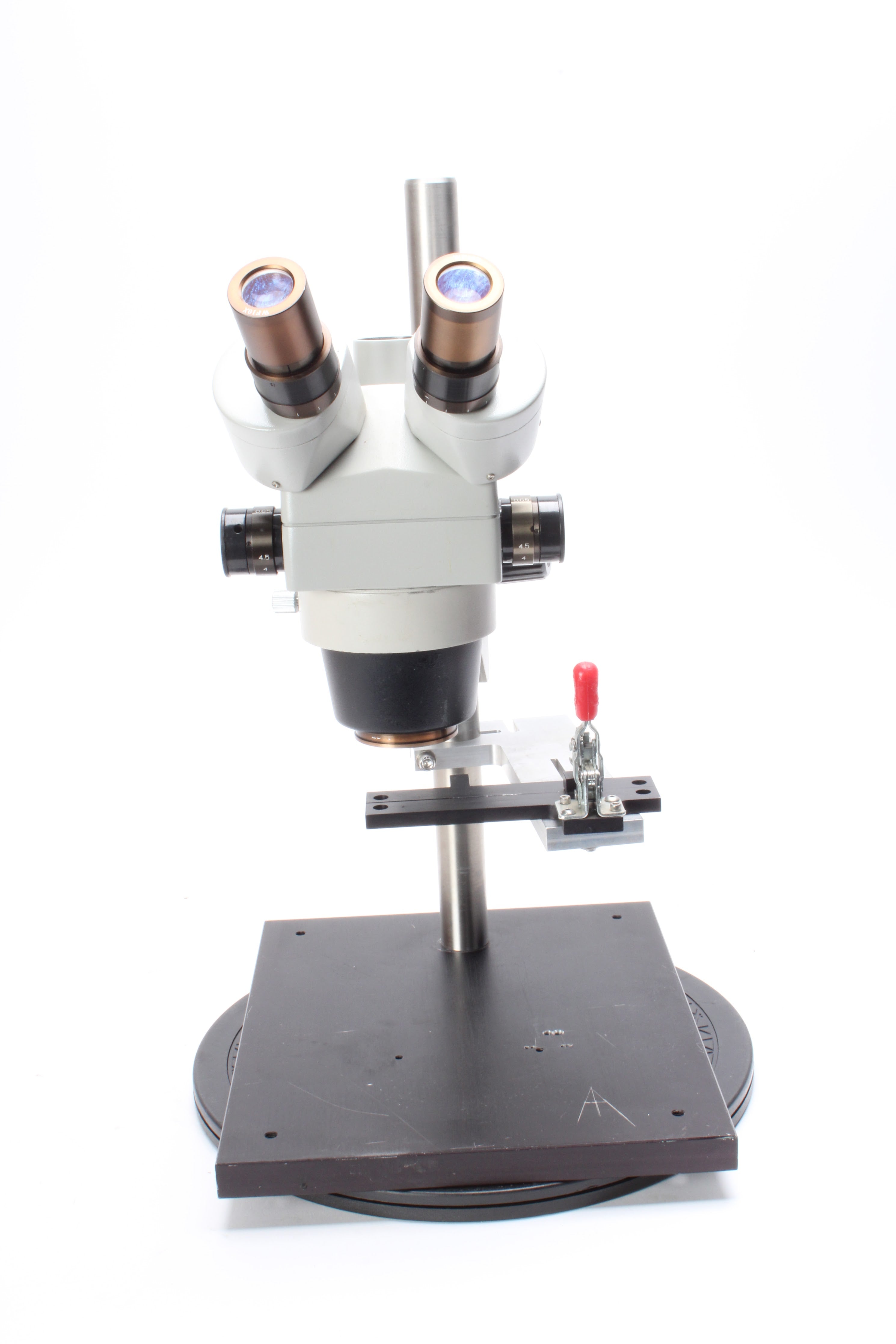 Luxo Binocular Microscope With Stand and 2x WF10X Eye Pieces – NTC Tech