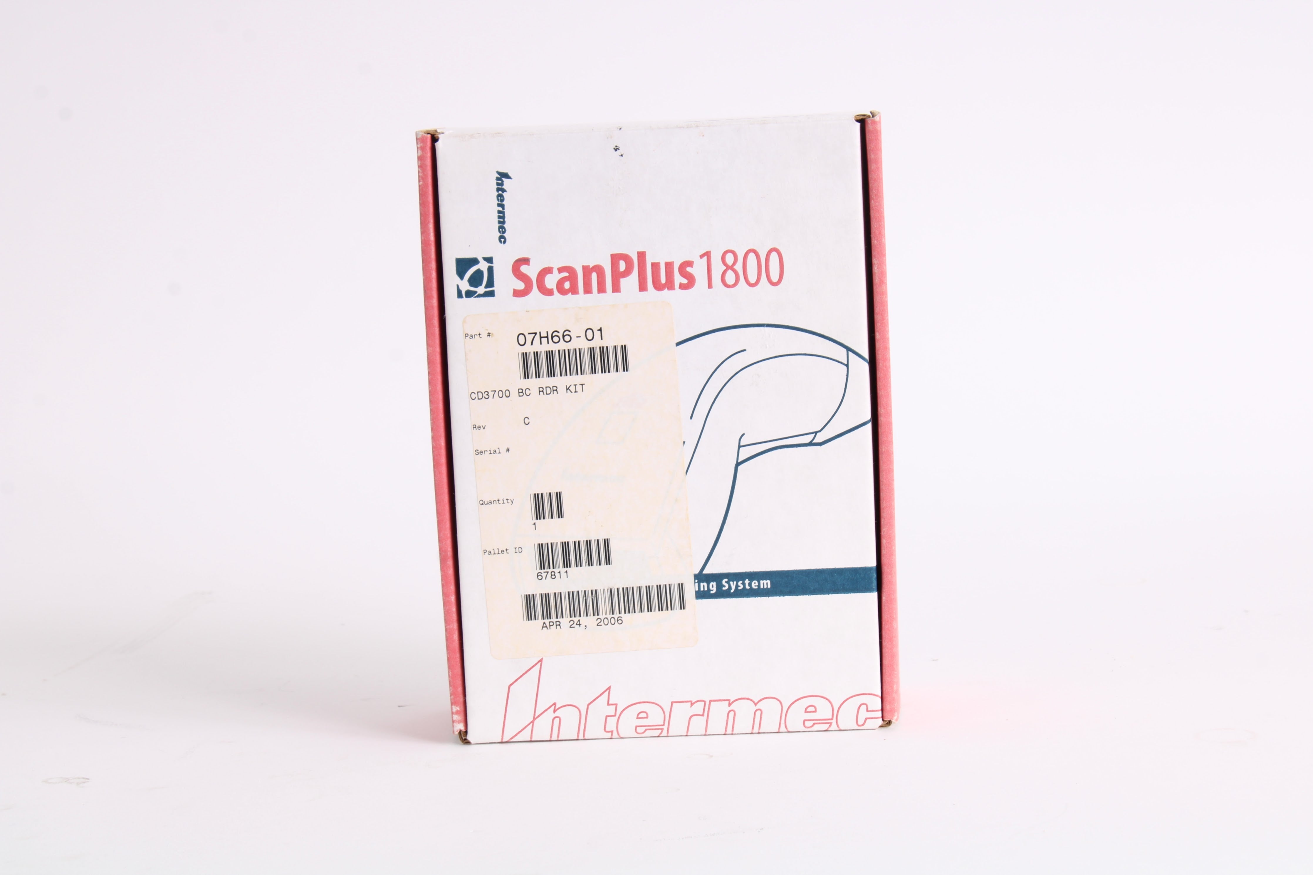 Intermec ScanPlus 1800 Trigger Activated Hand-Held Barcode Scanner 914 ...