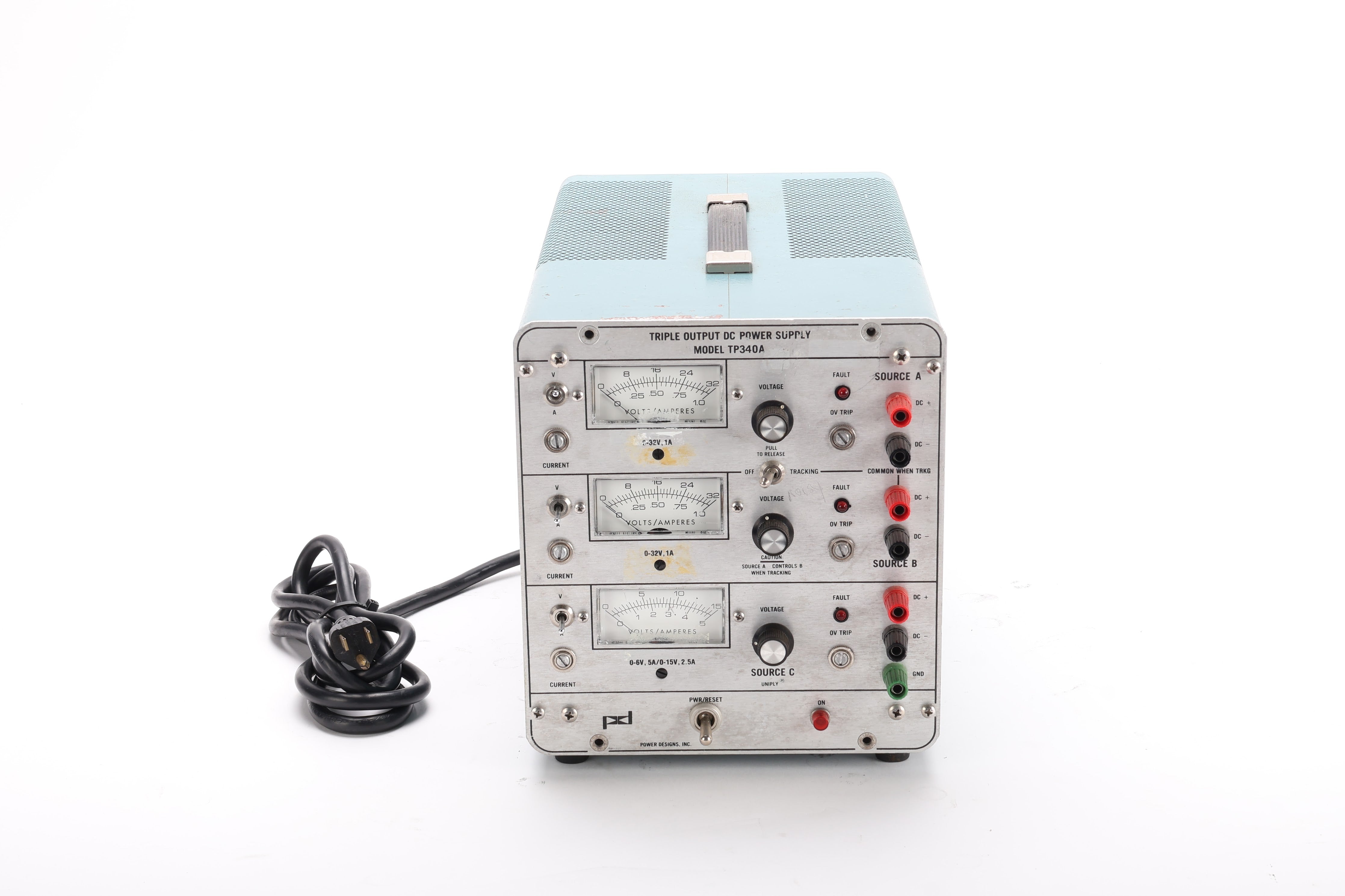 Power Designs TP340A Triple Output DC Power Supply - Paint Chips – NTC Tech