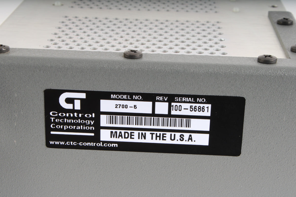 Control Technology 2700 Series Automation Controller 2700-5 – NTC Tech