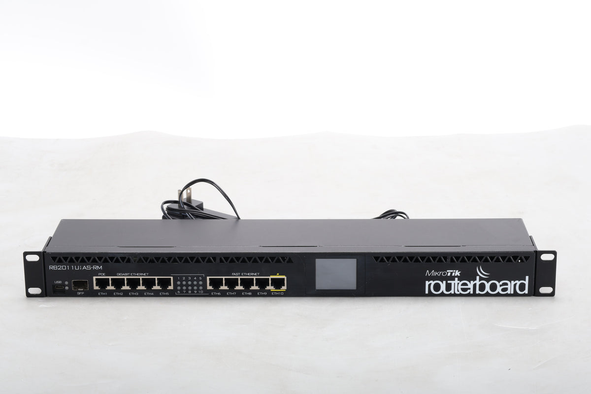 Mikrotik Routerboard Rut200 MikroTik RB2011UiAS-RM Routerboard Rackmount Router With Power Supply ...