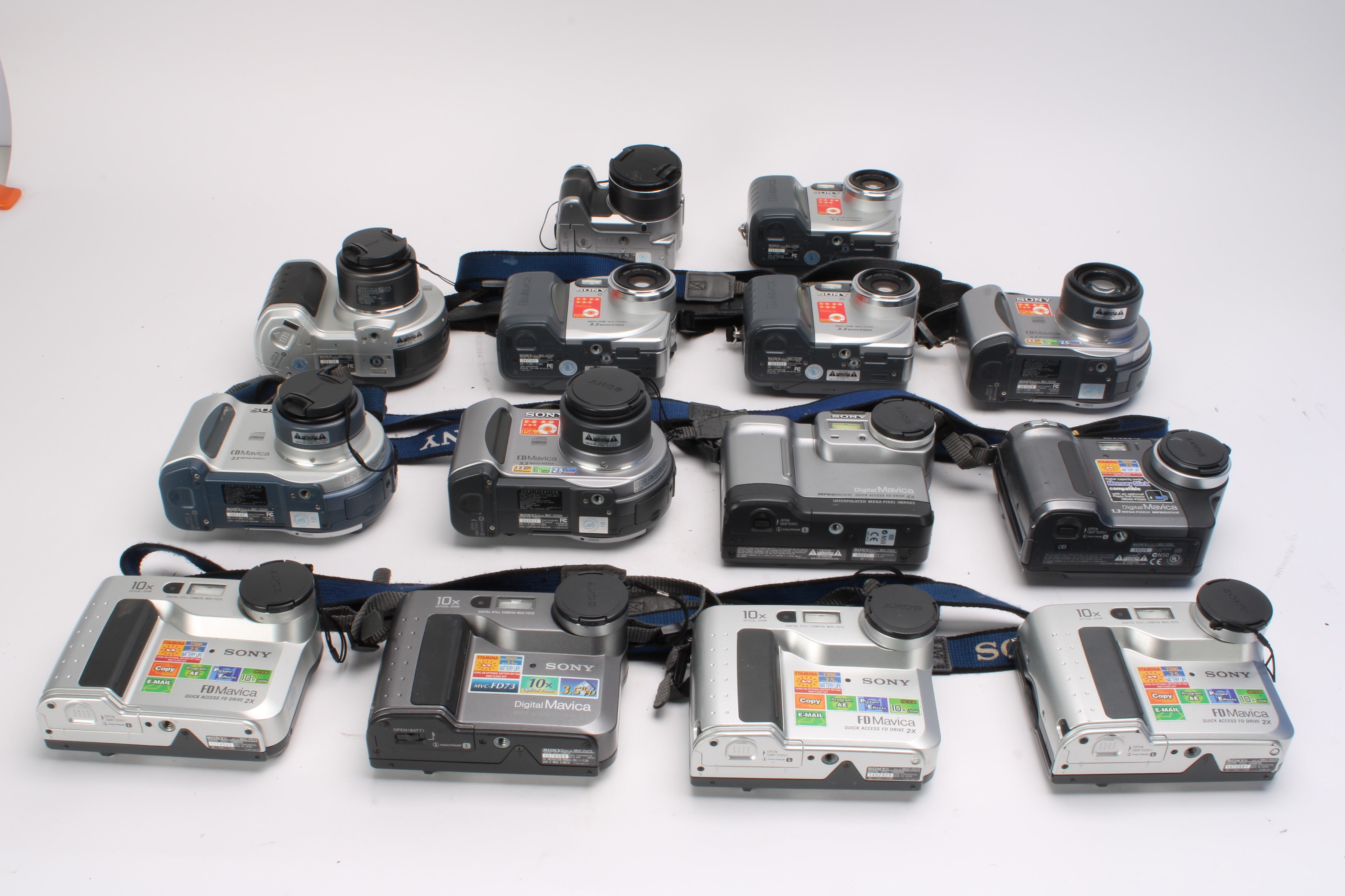 Sony Cameras & Camcorders (Lot of 67) - MVC-CD300 DSC-F717 - AS IS For ...