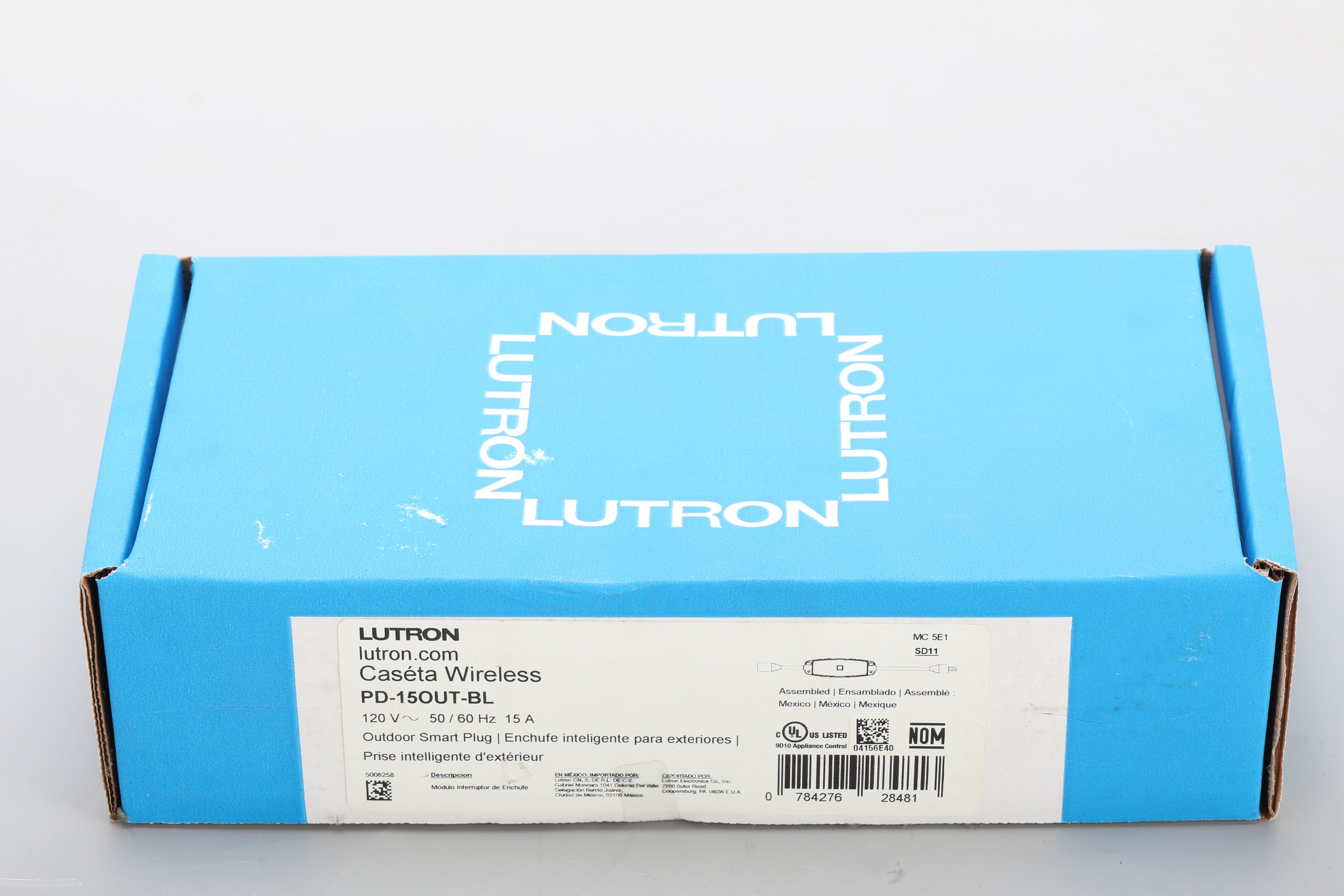 Lutron PD-15OUT-BL Outdoor Smart Plug Box 784276284813 - NEW – NTC Tech