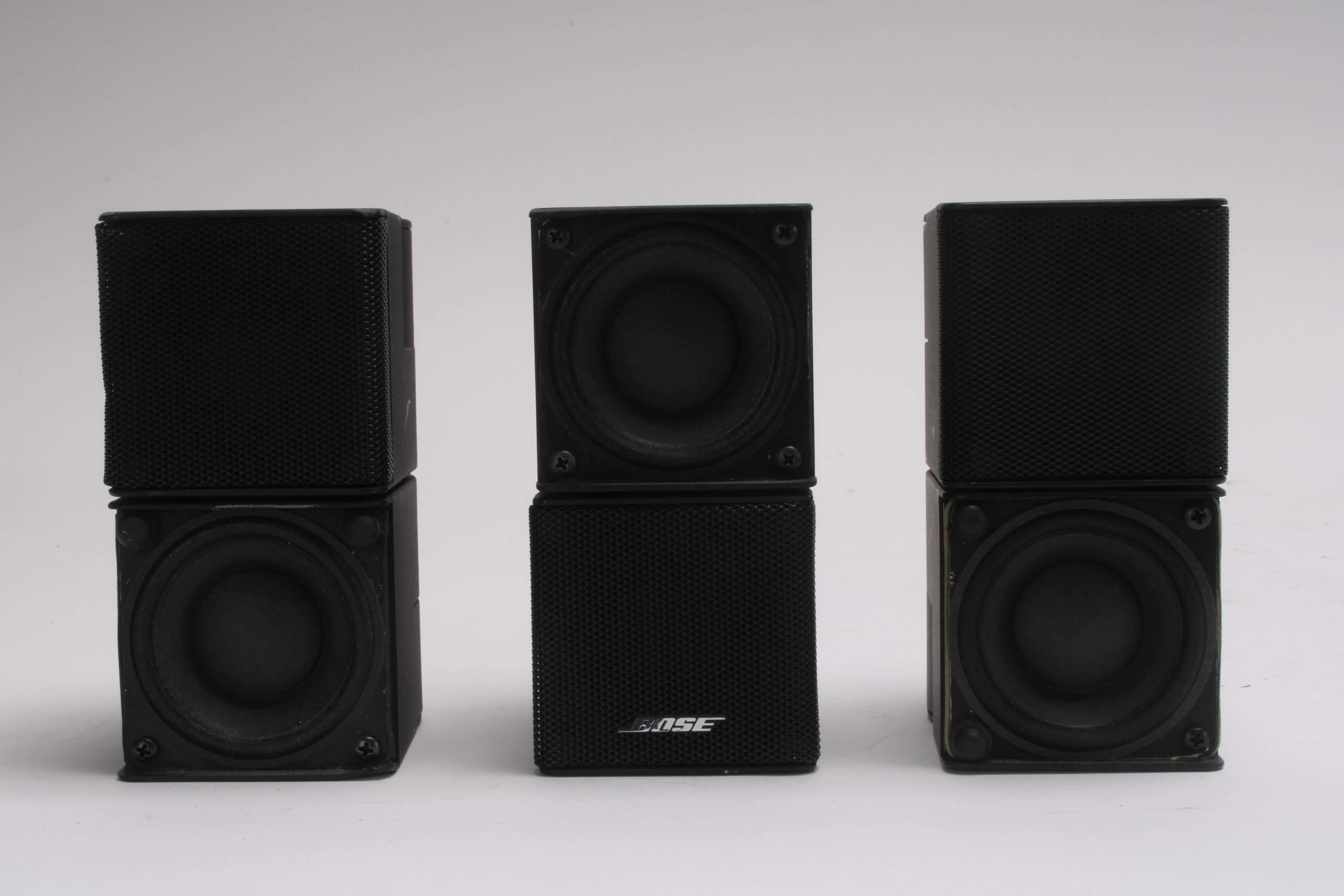 Bose Jewel Cube Speaker Lot of 3 - Black - Fair Condition – NTC Tech