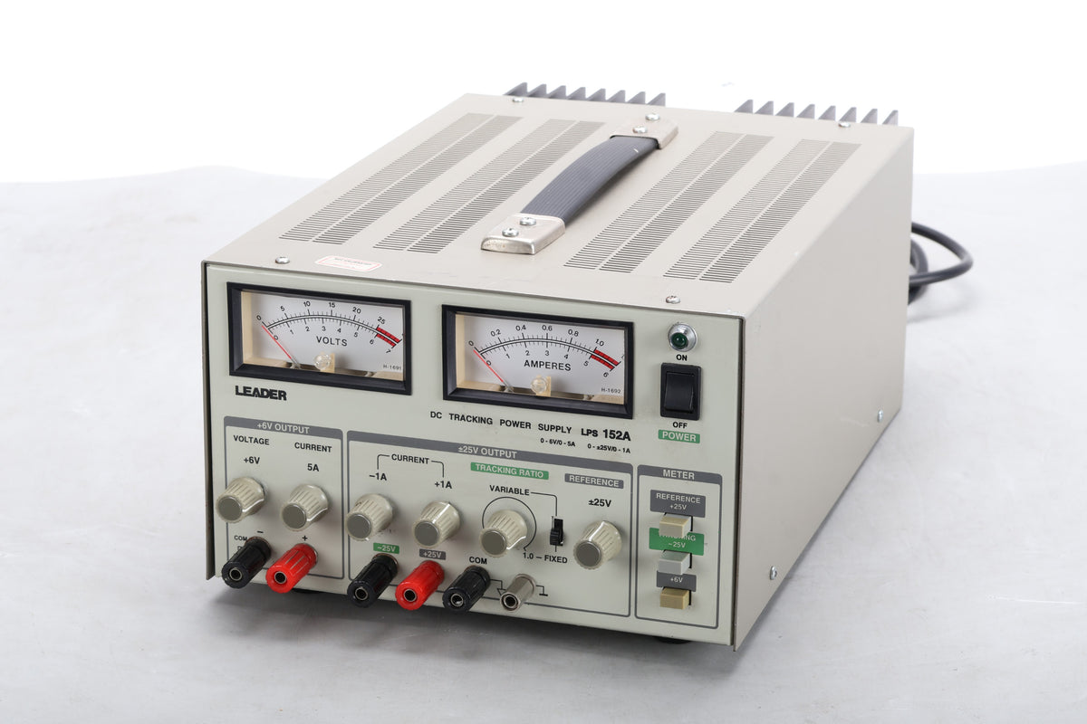 Leader LPS-152A DC Tracking Power Supply 0-6V/0-5A 0-25V/0-1A - Fair C ...
