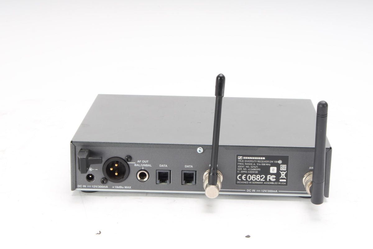Sennheiser EM100 Wireless Rack Receiver EW100 FREQ: 516-558 MHz – NTC Tech