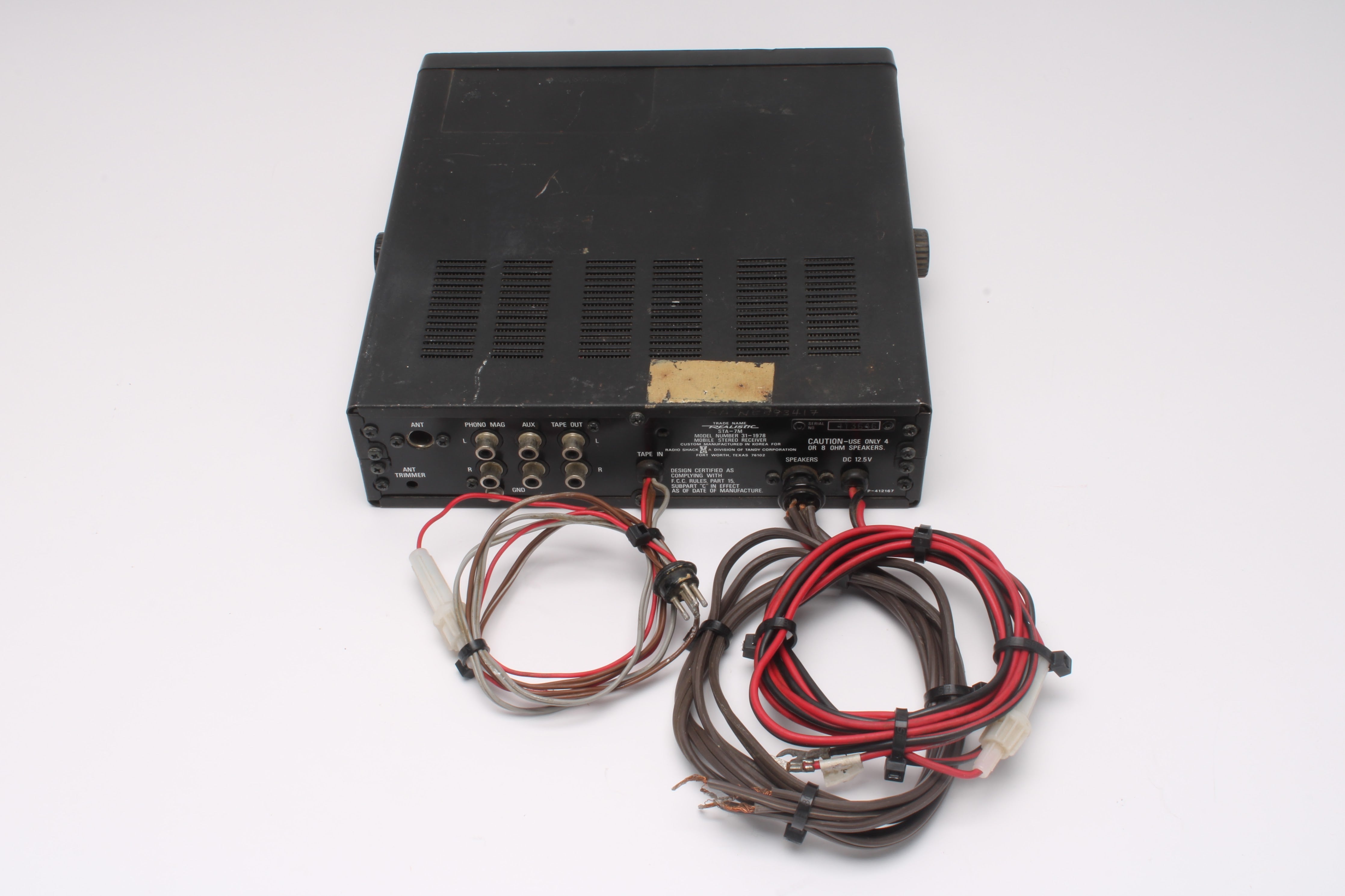 のの Realistic STA-7M Mobile Stereo Receiver - Fair Condition – NTC Tech