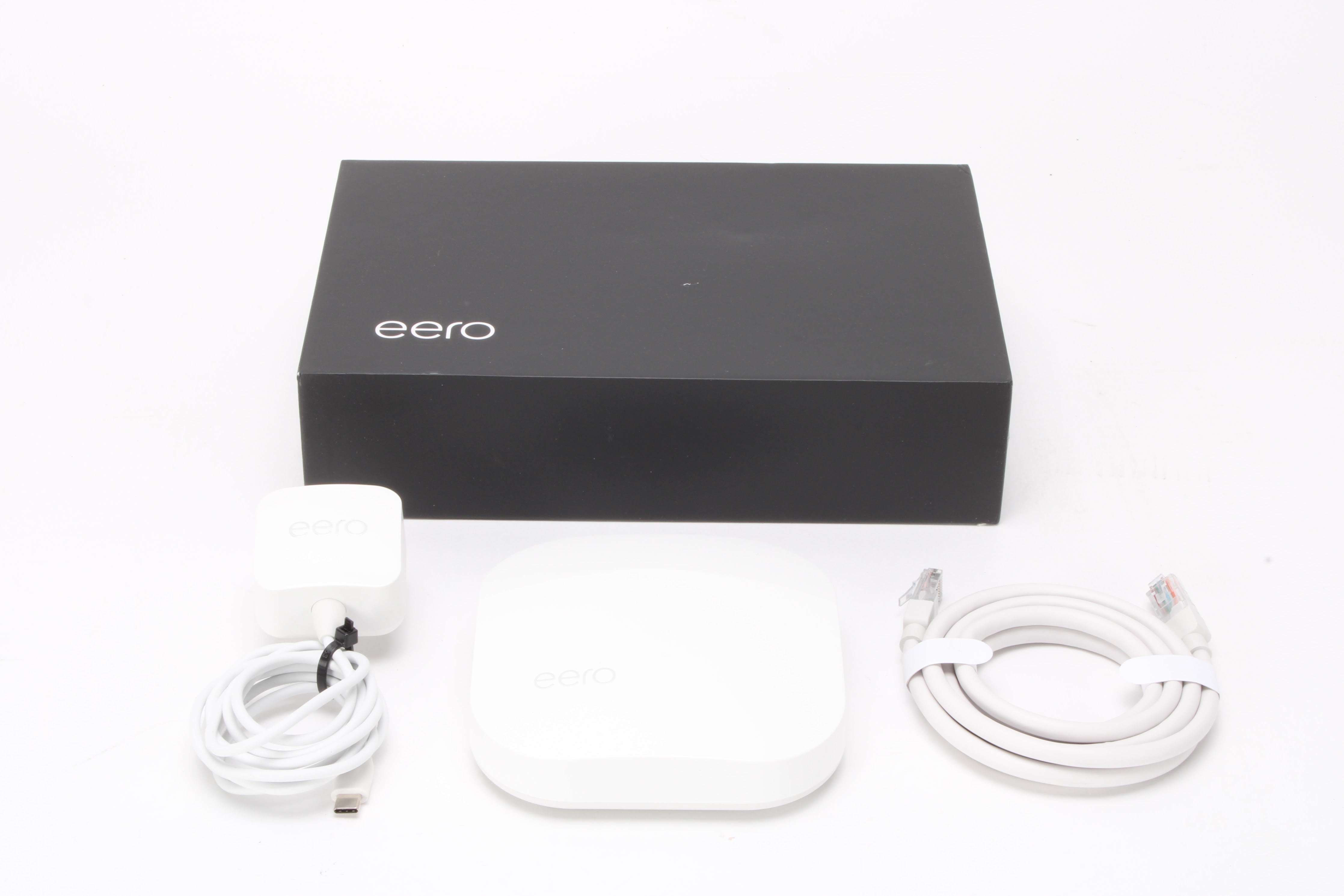 Eero B010001 Pro 2nd Generation AC Tri-Band Mesh Router W/ Ethernet Ca ...