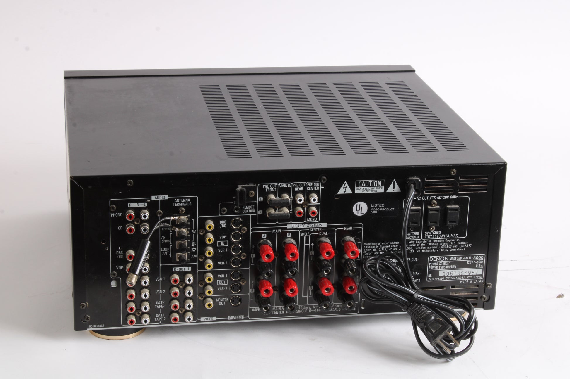 Denon AVR-3000 Precision Audio Component / AV Surround Receiver – NTC Tech