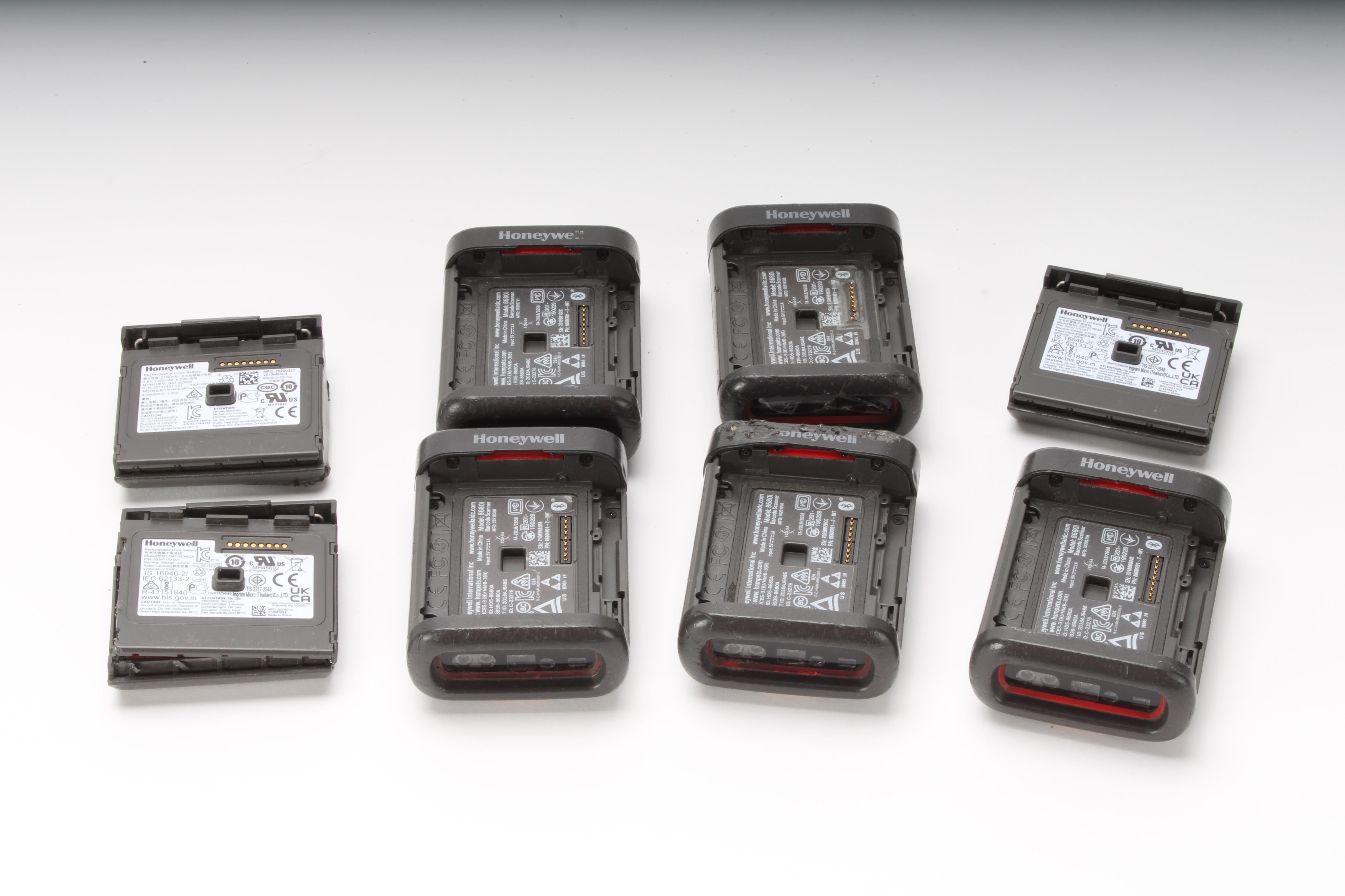 Small Mobile Computer Honeywell 5x 8680i Wearable Mini Mobile Computer W/ 3x BAT-SCN02 Batte ...