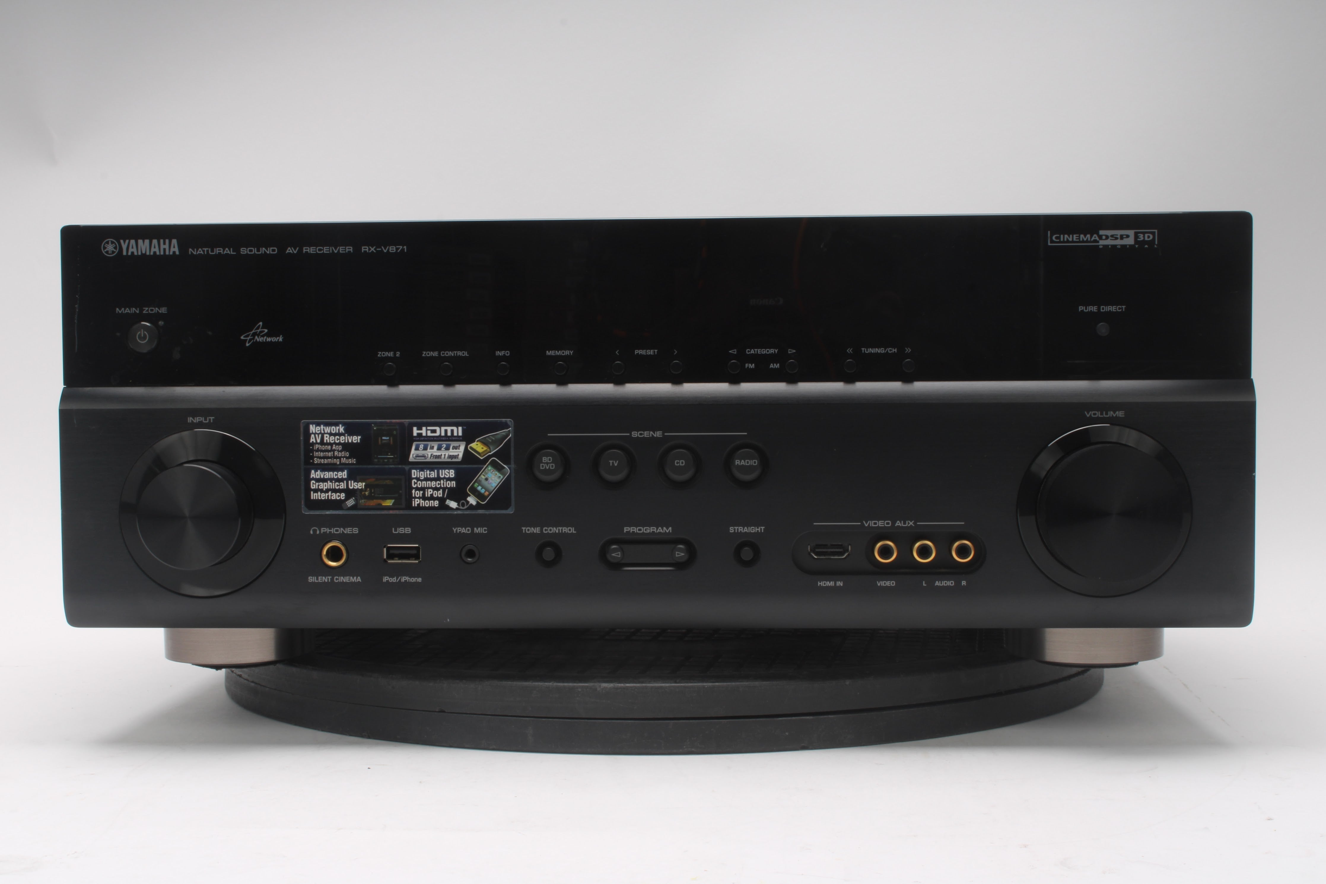 Yamaha RX-V871 7.2-Channel Natural Sound AV Receiver – NTC Tech