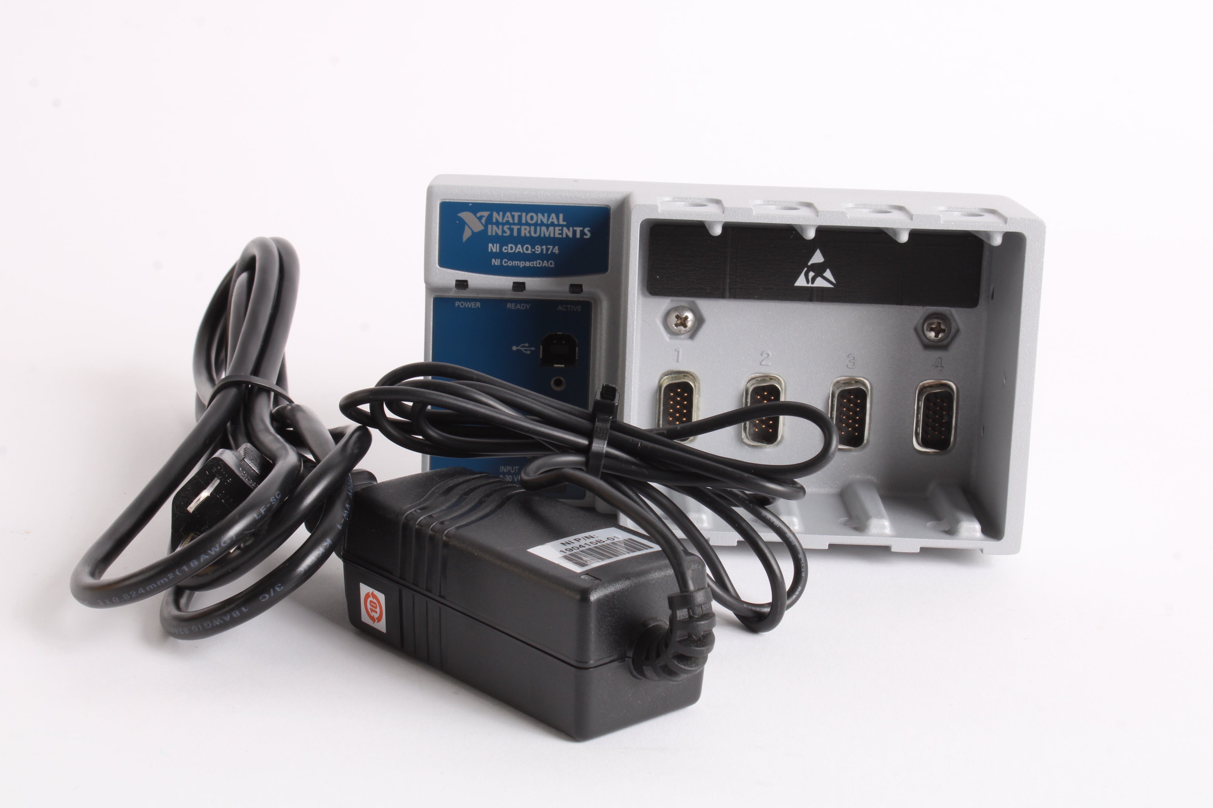 National Instruments NI cDAQ-9174 4-Slot, USB CompactDAQ Chassis W/ Po ...